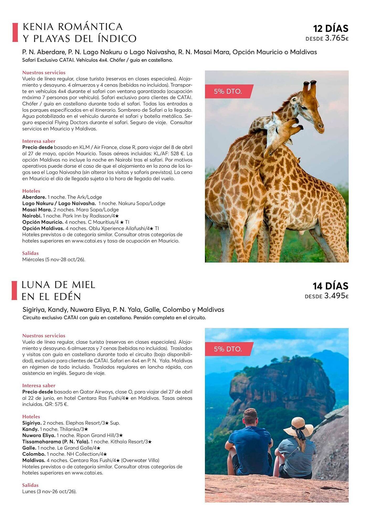 Folleto Halcón Viajes