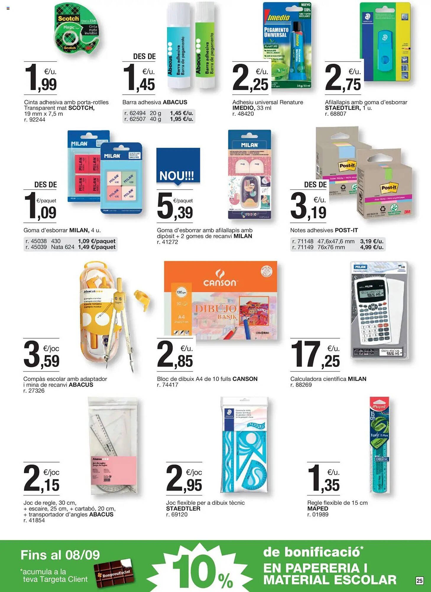 Folleto BonpreuEsclat (2025-08-26 - 2025-09-08)