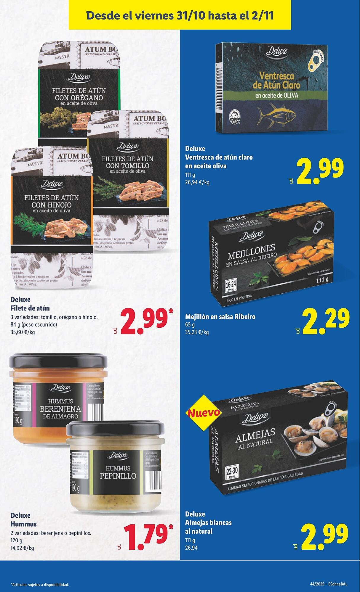 Catálogo Lidl (2025-10-27 - 2025-11-02)