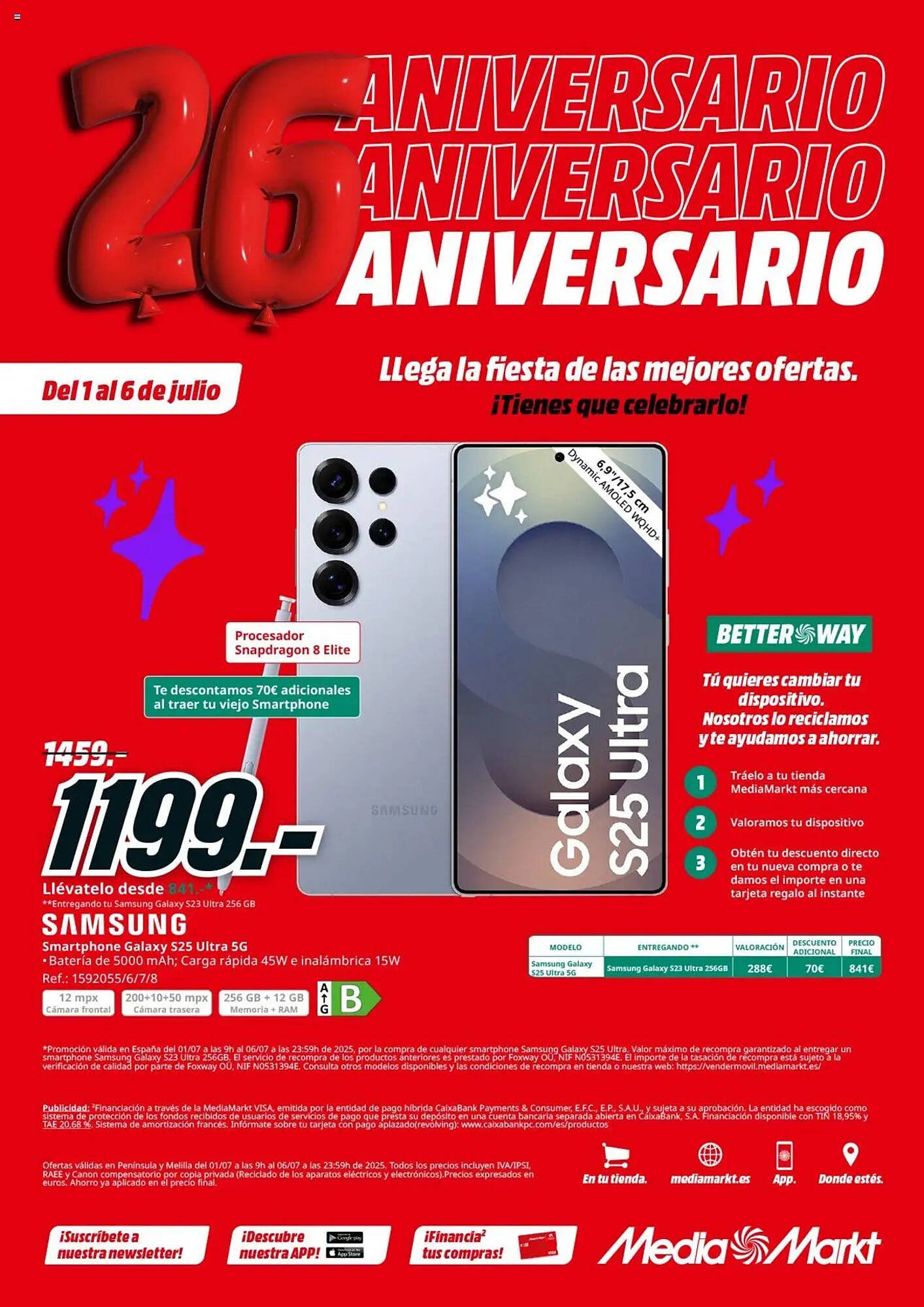 Folleto MediaMarkt (2025-07-01 - 2025-07-06)