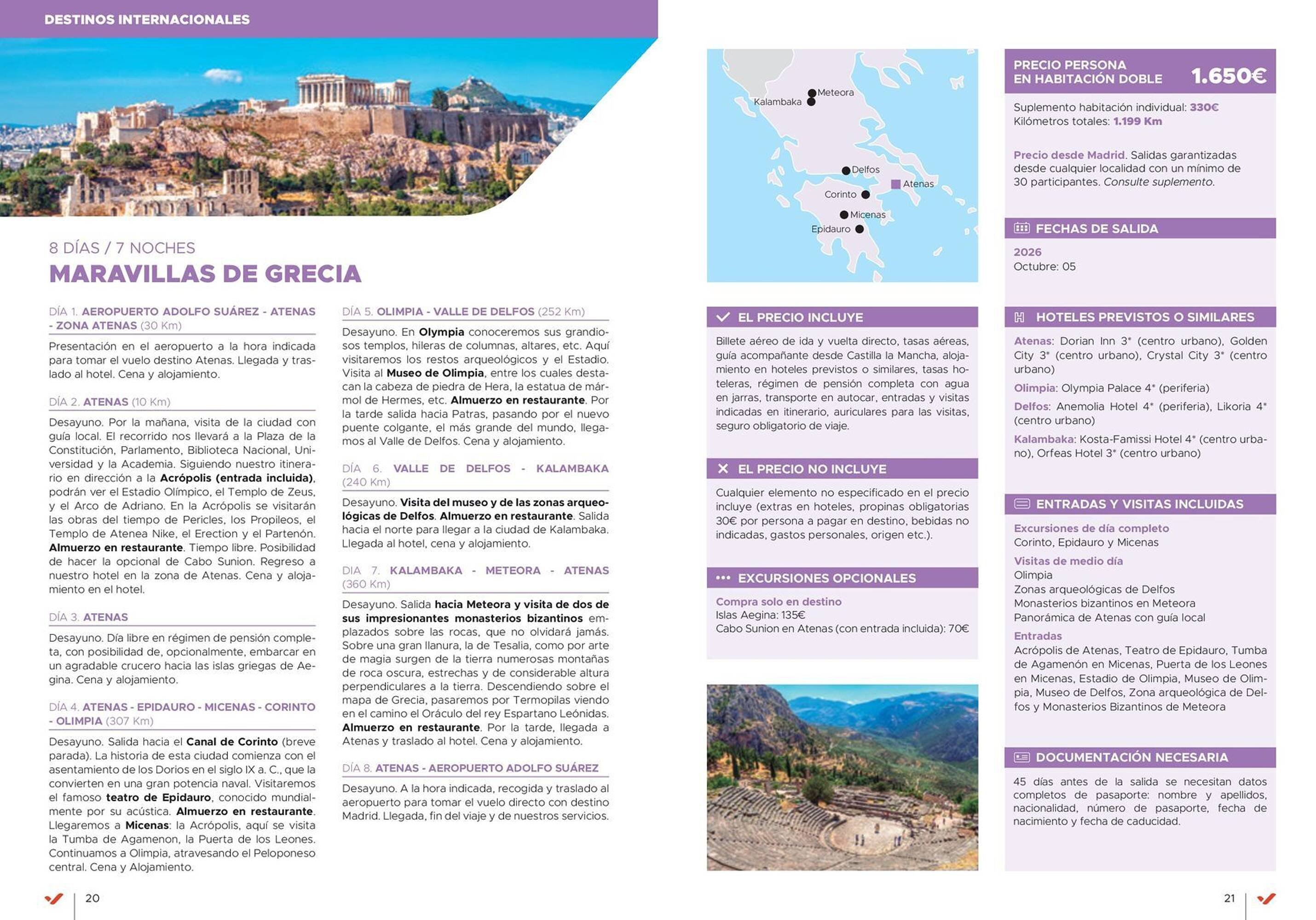 Folleto Halcón Viajes