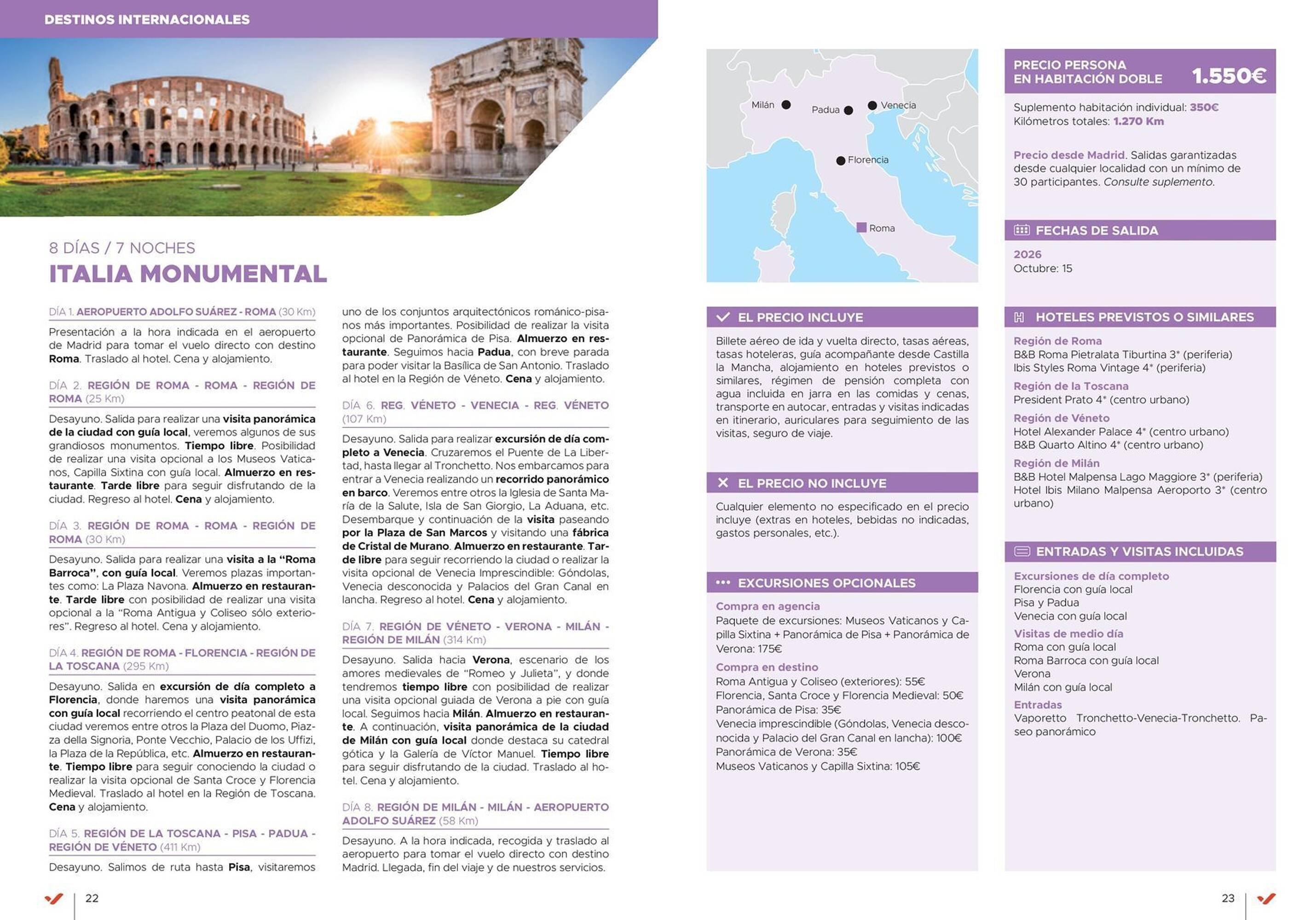 Folleto Halcón Viajes