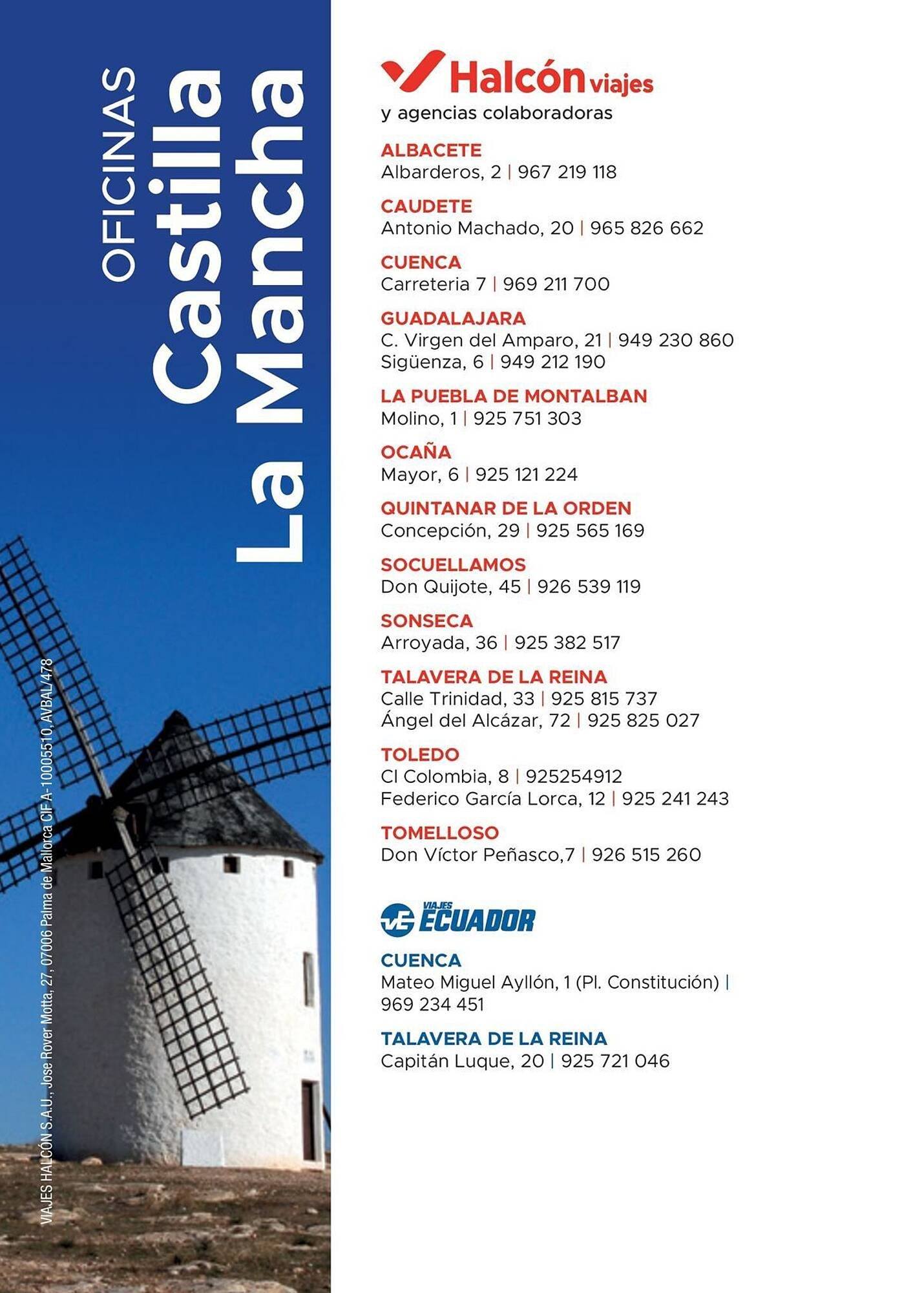 Folleto Halcón Viajes