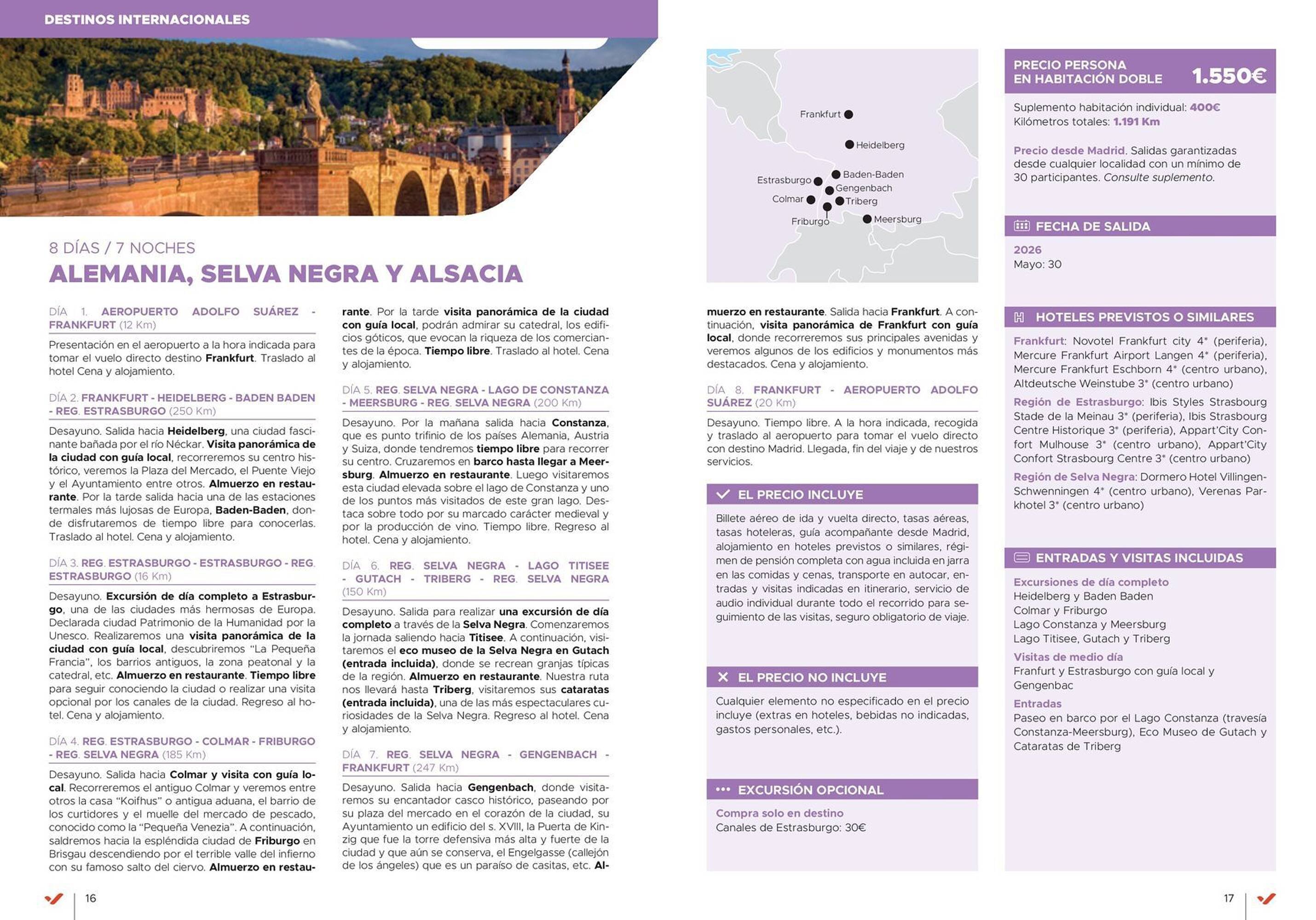 Folleto Halcón Viajes