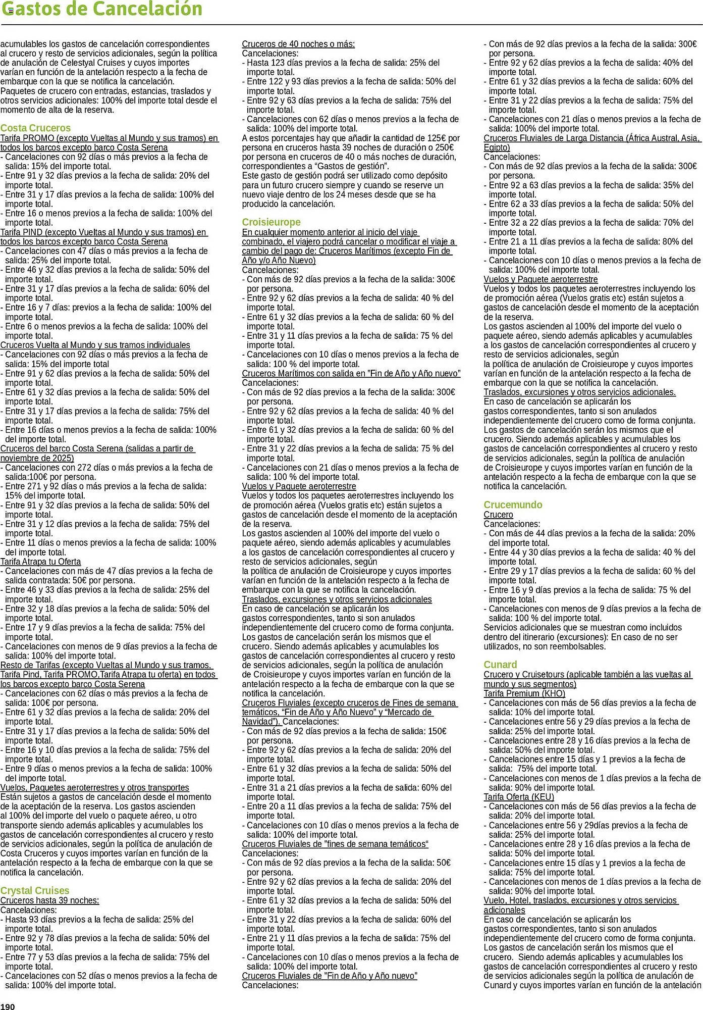 Catálogo Viajes El Corte Inglés