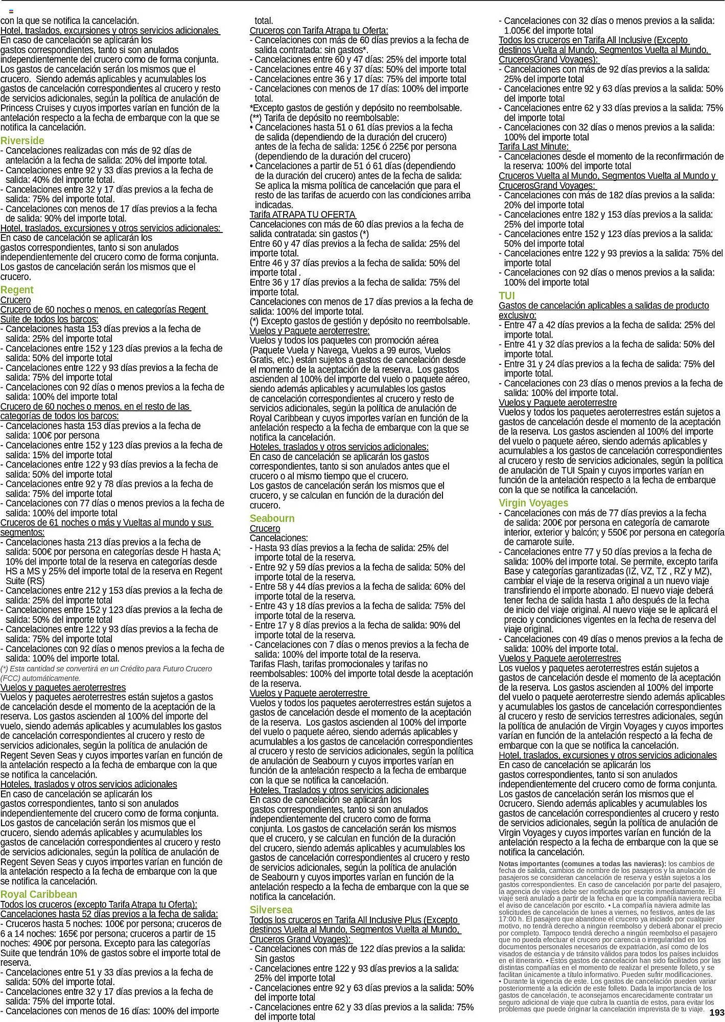 Catálogo Viajes El Corte Inglés