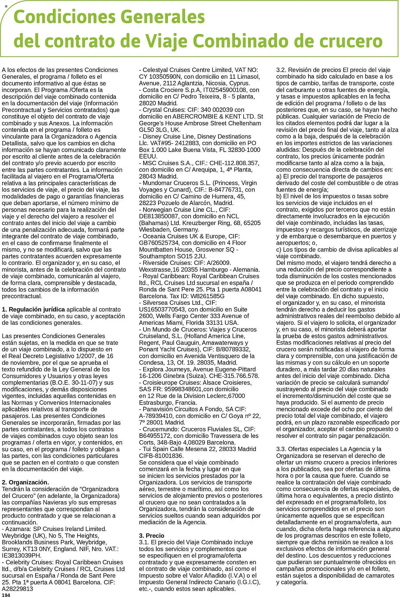 Catálogo Viajes El Corte Inglés