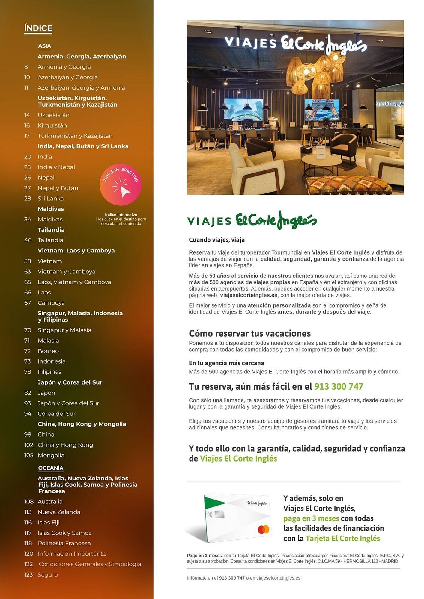 Catálogo Viajes El Corte Inglés