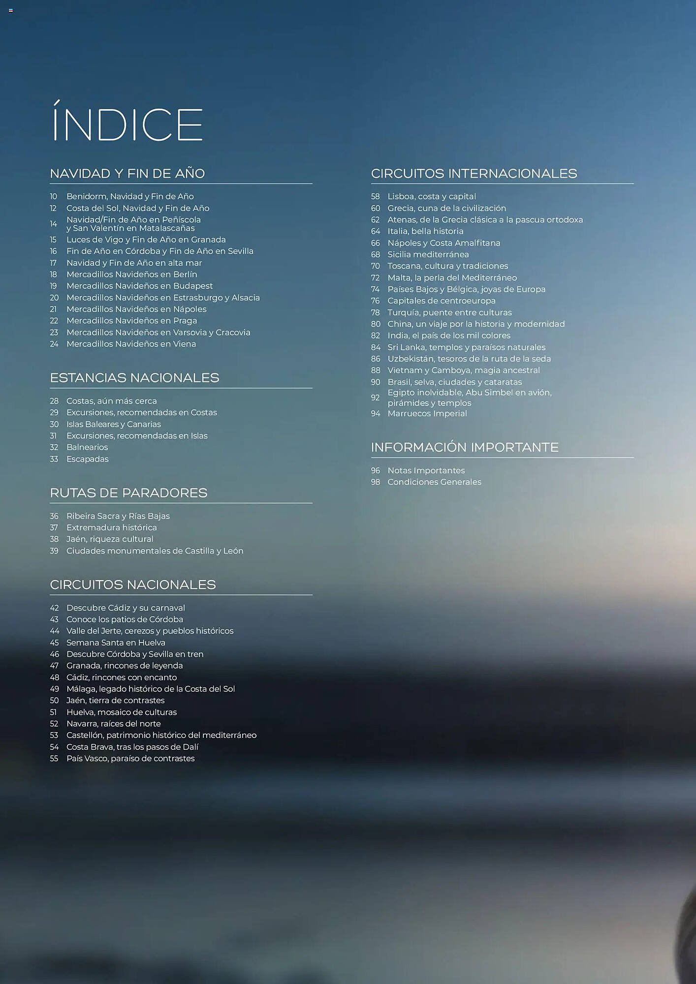 Catálogo Viajes El Corte Inglés