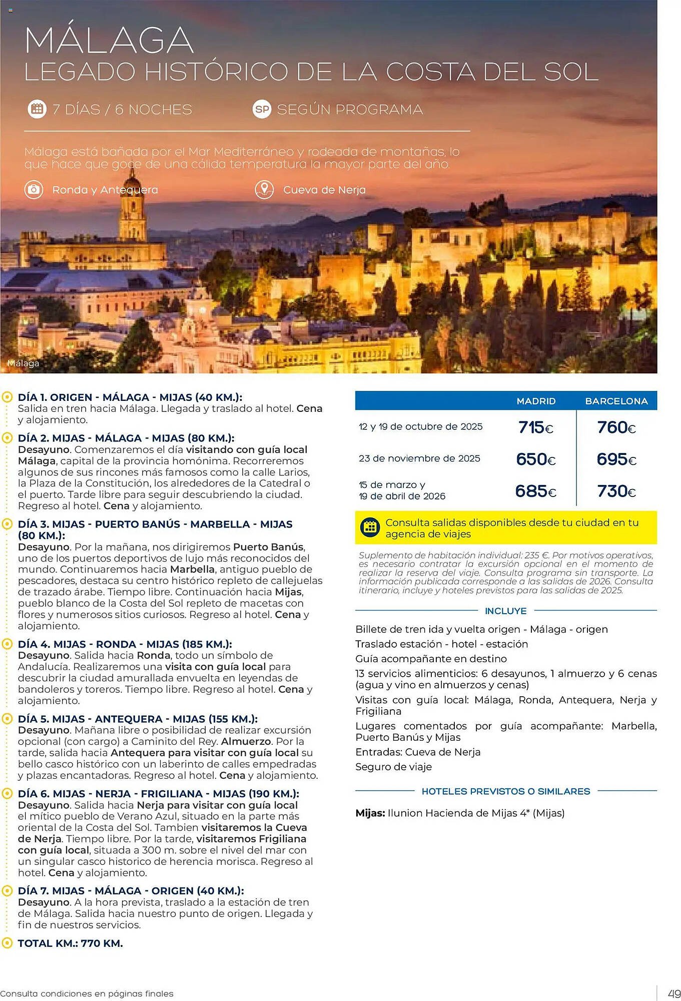 Catálogo Viajes El Corte Inglés