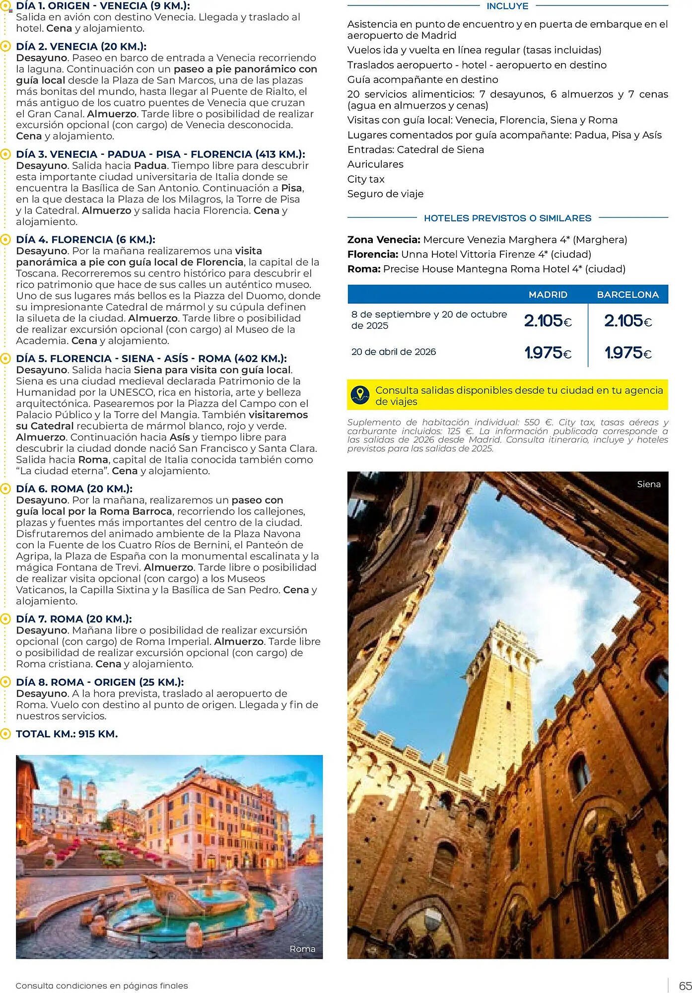 Catálogo Viajes El Corte Inglés