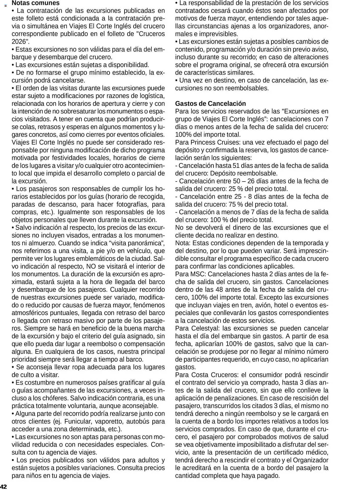 Catálogo Viajes El Corte Inglés