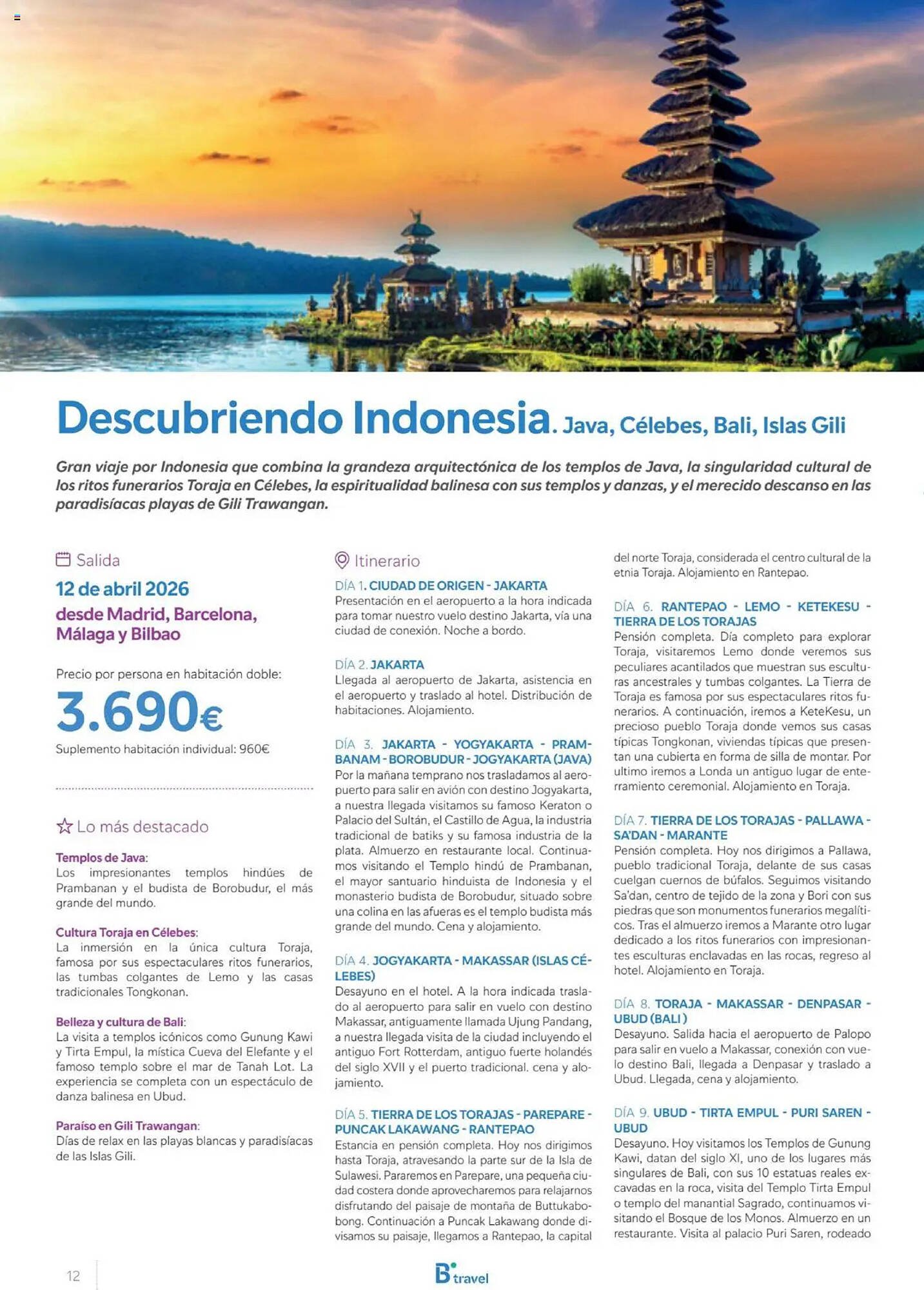 Catálogo B The travel Brand (2025-10-03 - 2026-12-31)