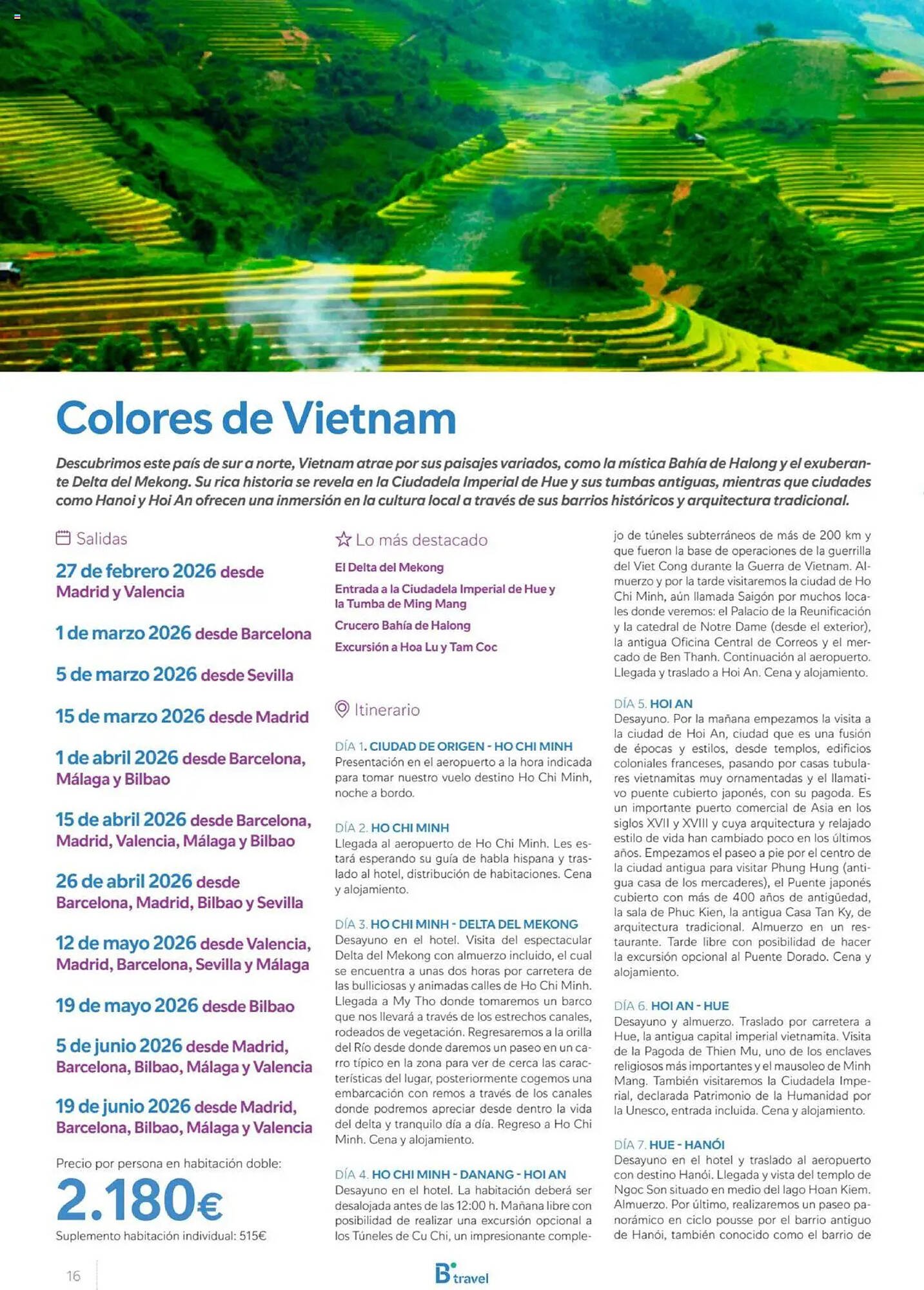 Catálogo B The travel Brand (2025-10-03 - 2026-12-31)