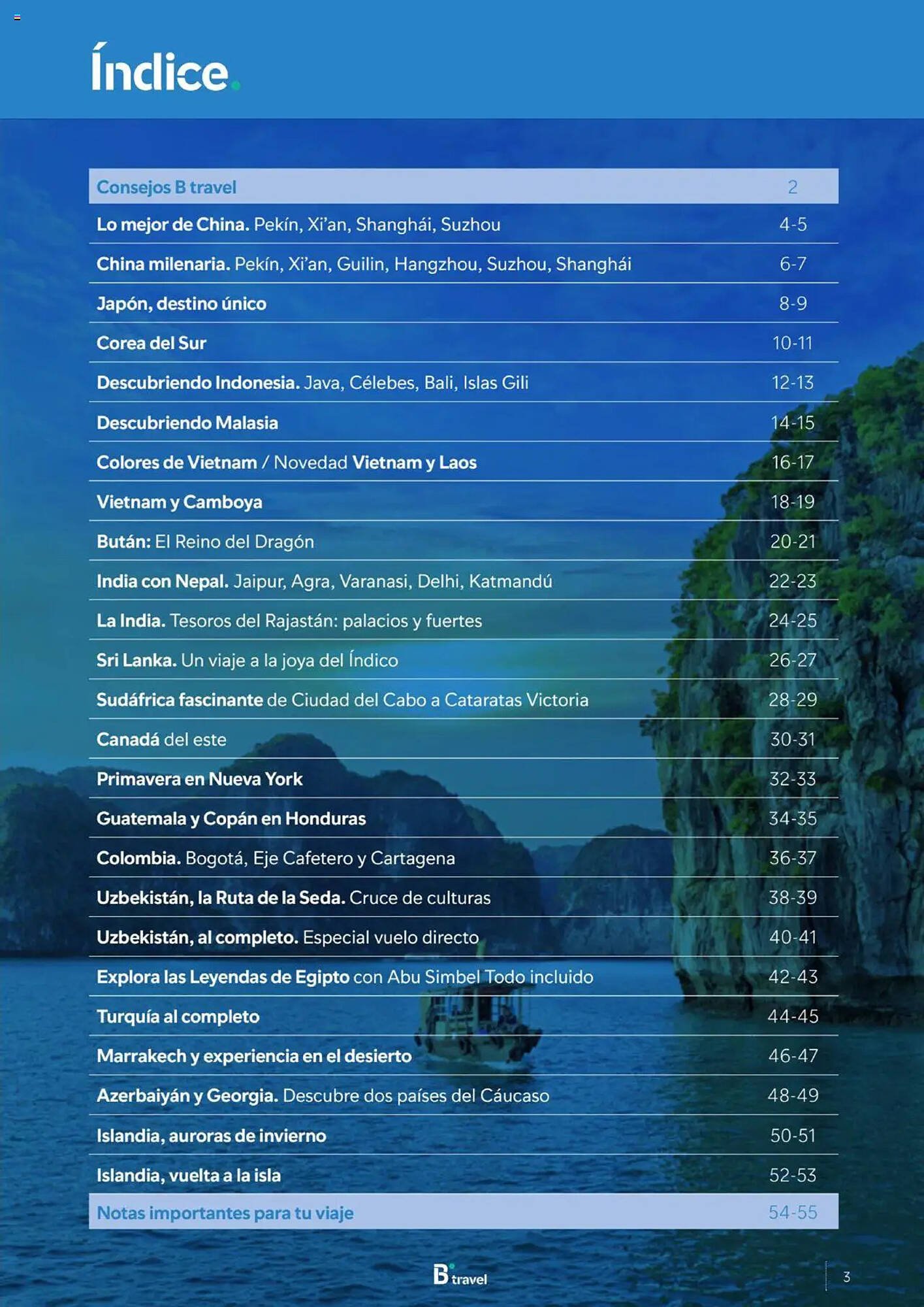Catálogo B The travel Brand (2025-10-03 - 2026-12-31)