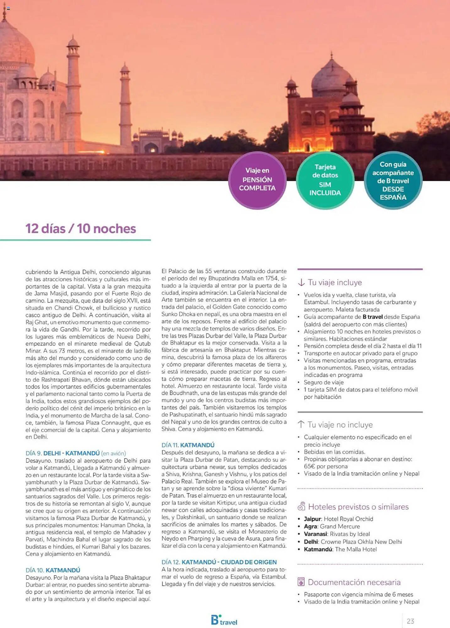 Catálogo B The travel Brand (2025-10-03 - 2026-12-31)