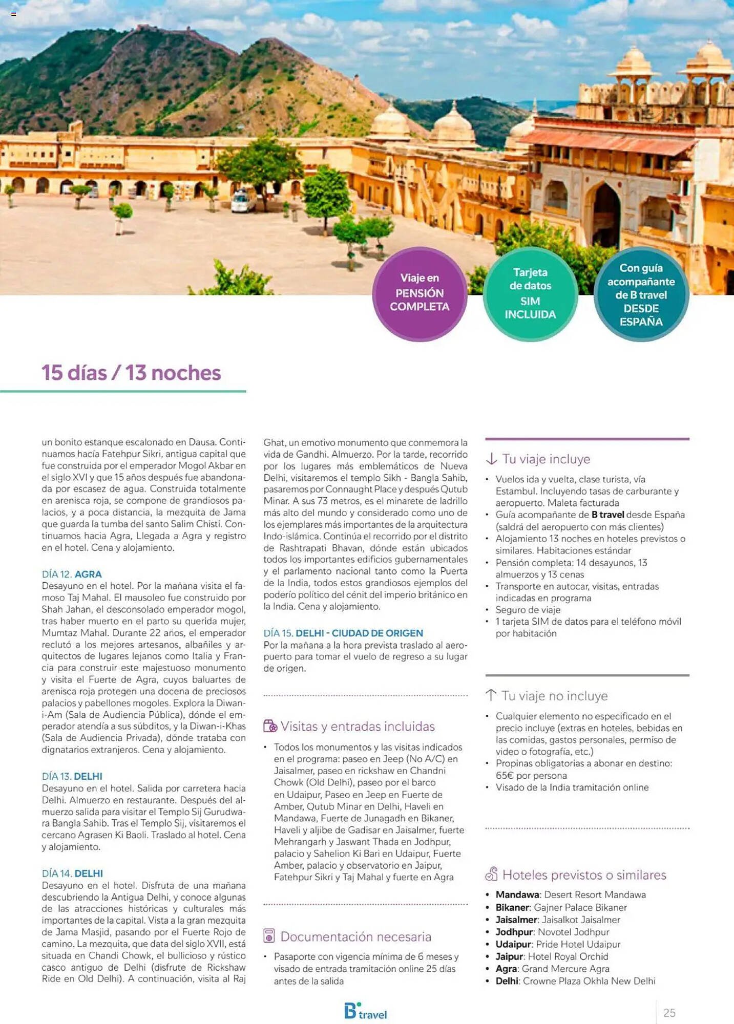Catálogo B The travel Brand (2025-10-03 - 2026-12-31)