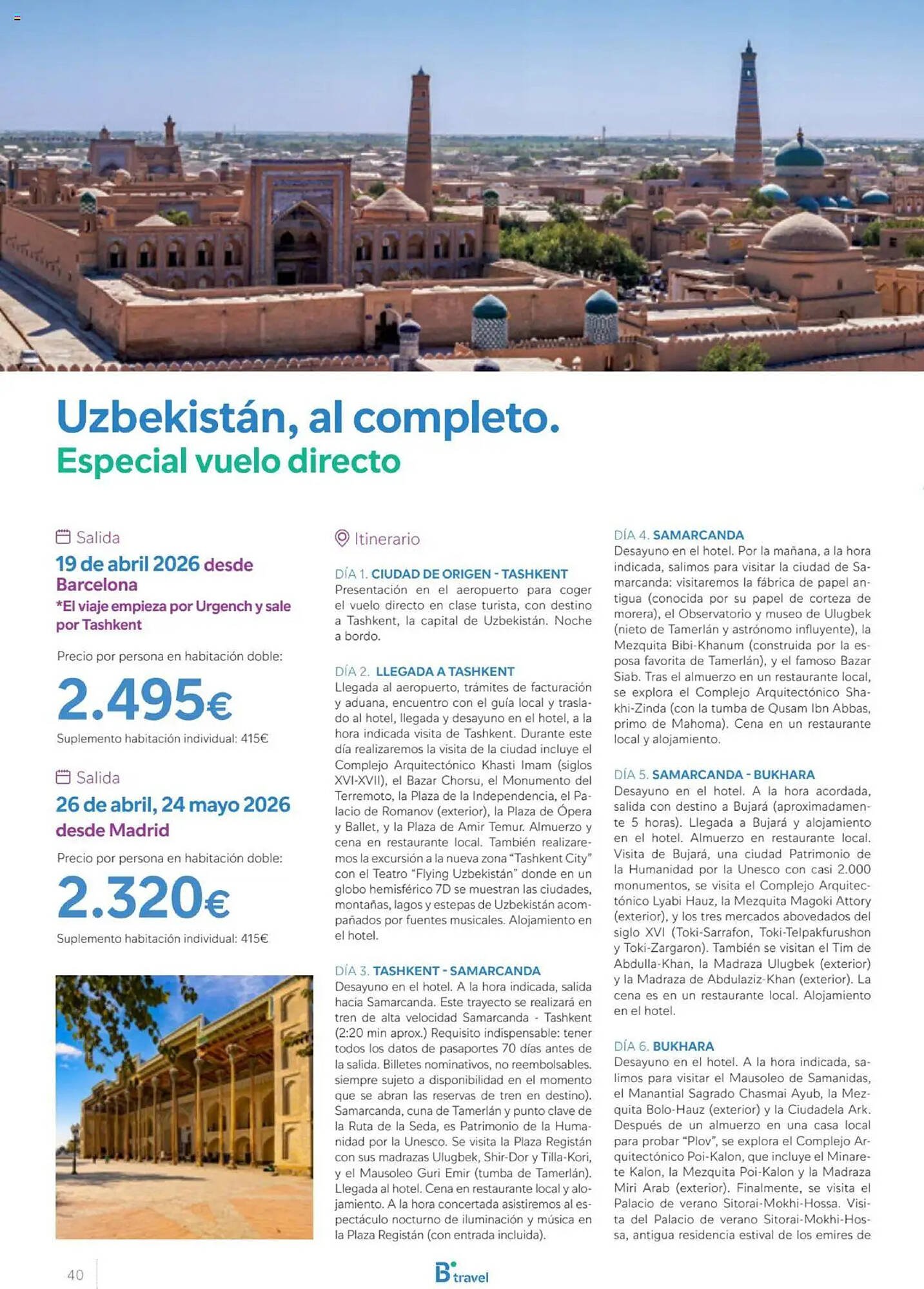 Catálogo B The travel Brand (2025-10-03 - 2026-12-31)