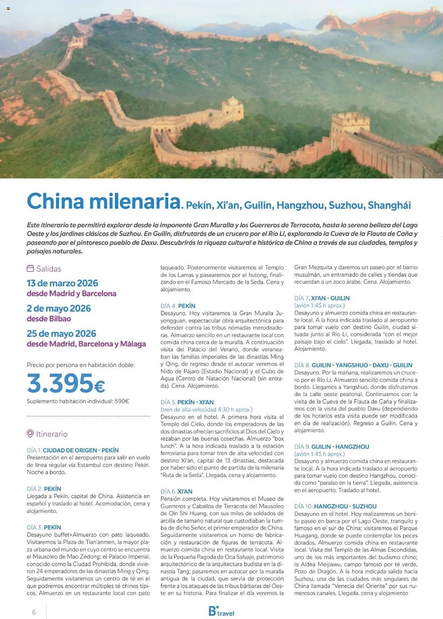 Catálogo B The travel Brand (2025-10-03 - 2026-12-31)