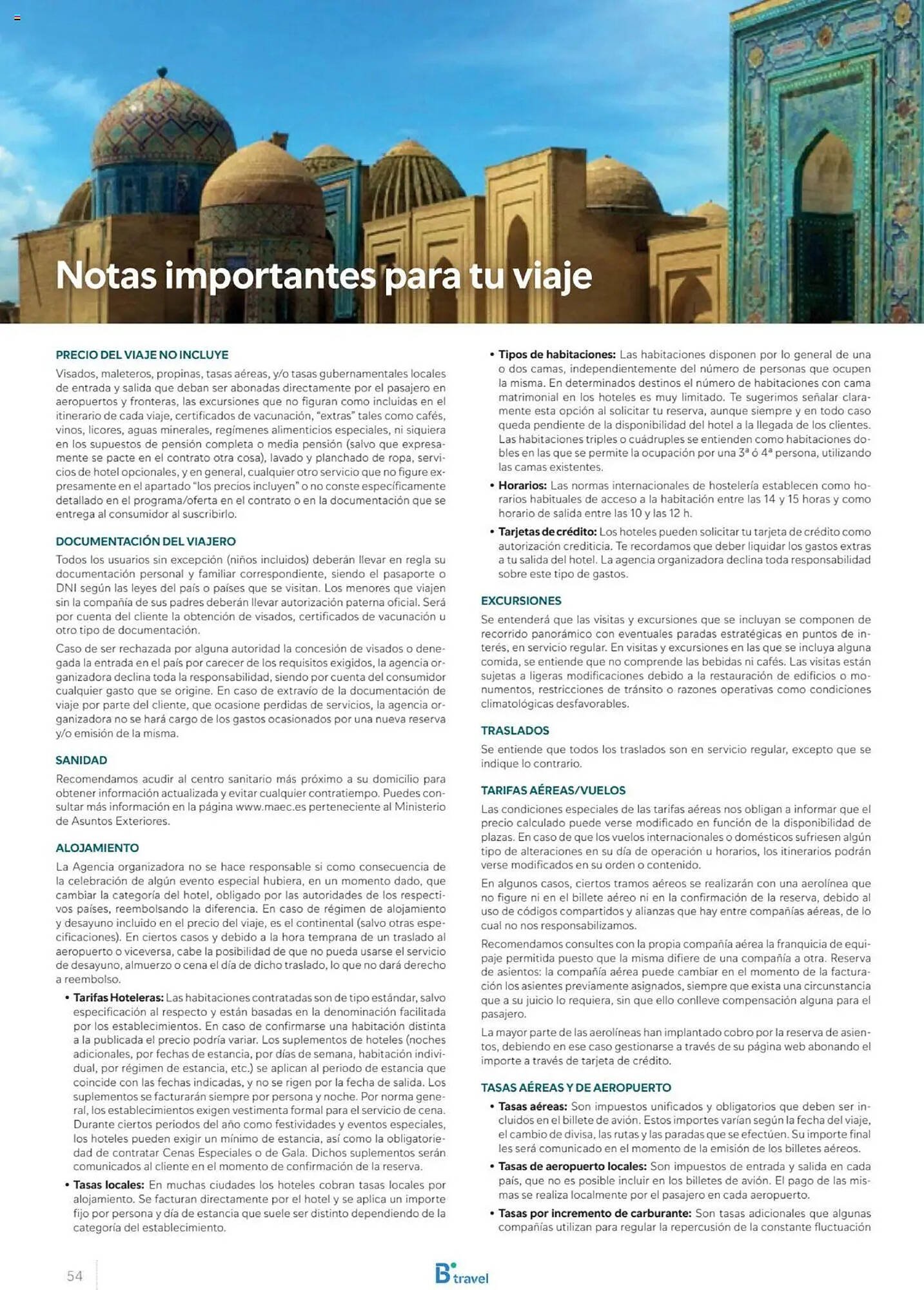 Catálogo B The travel Brand (2025-10-03 - 2026-12-31)