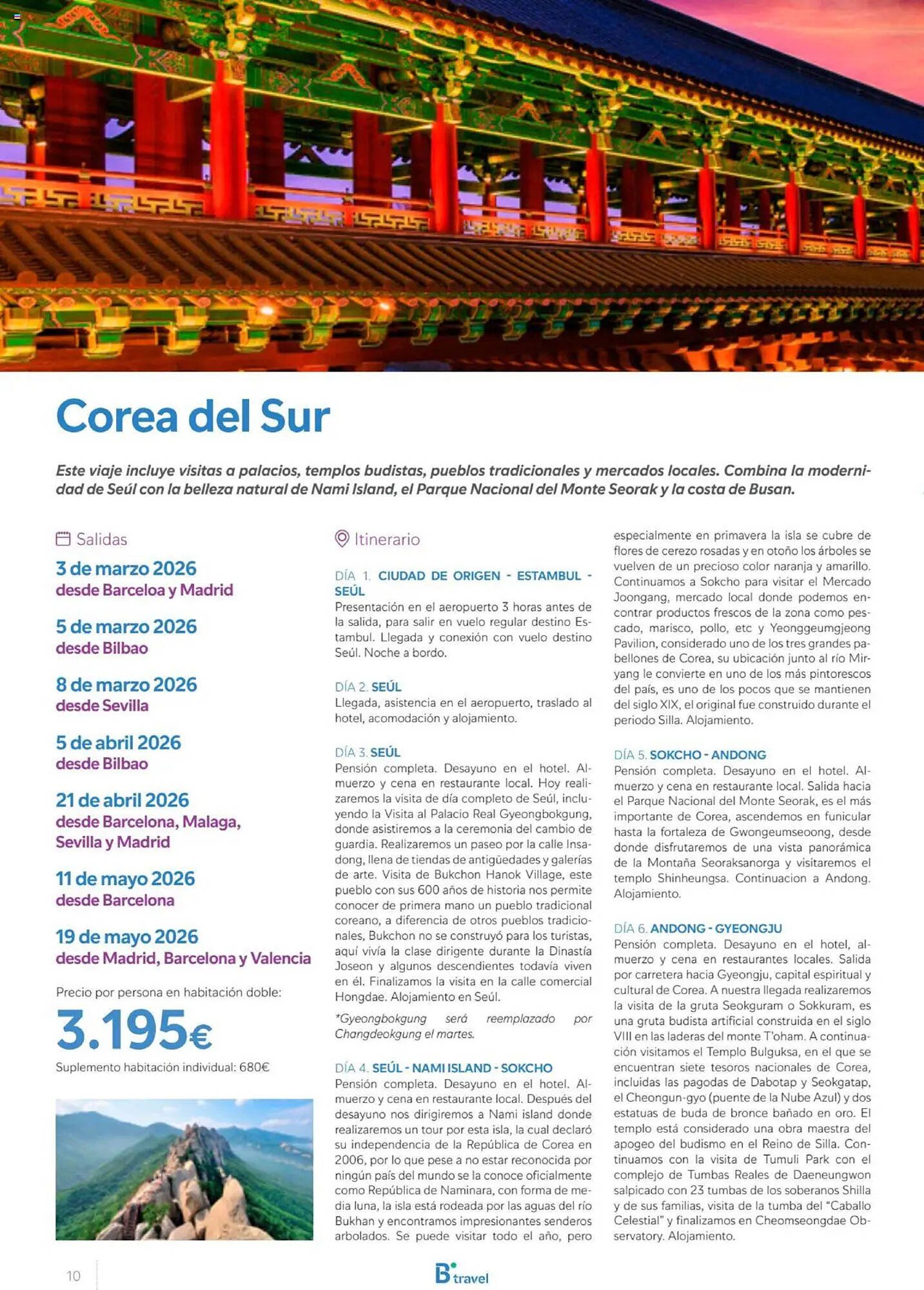 Catálogo B The travel Brand (2025-10-03 - 2026-12-31)