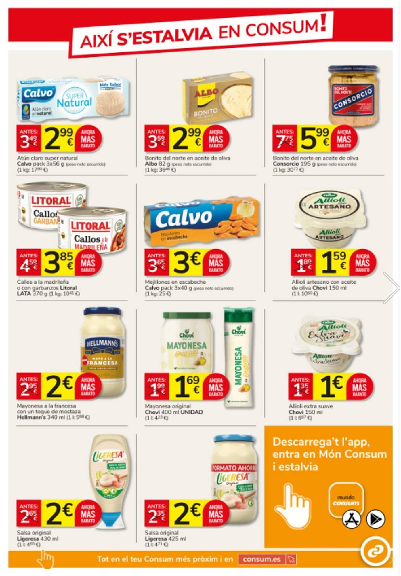 Catálogo Consum