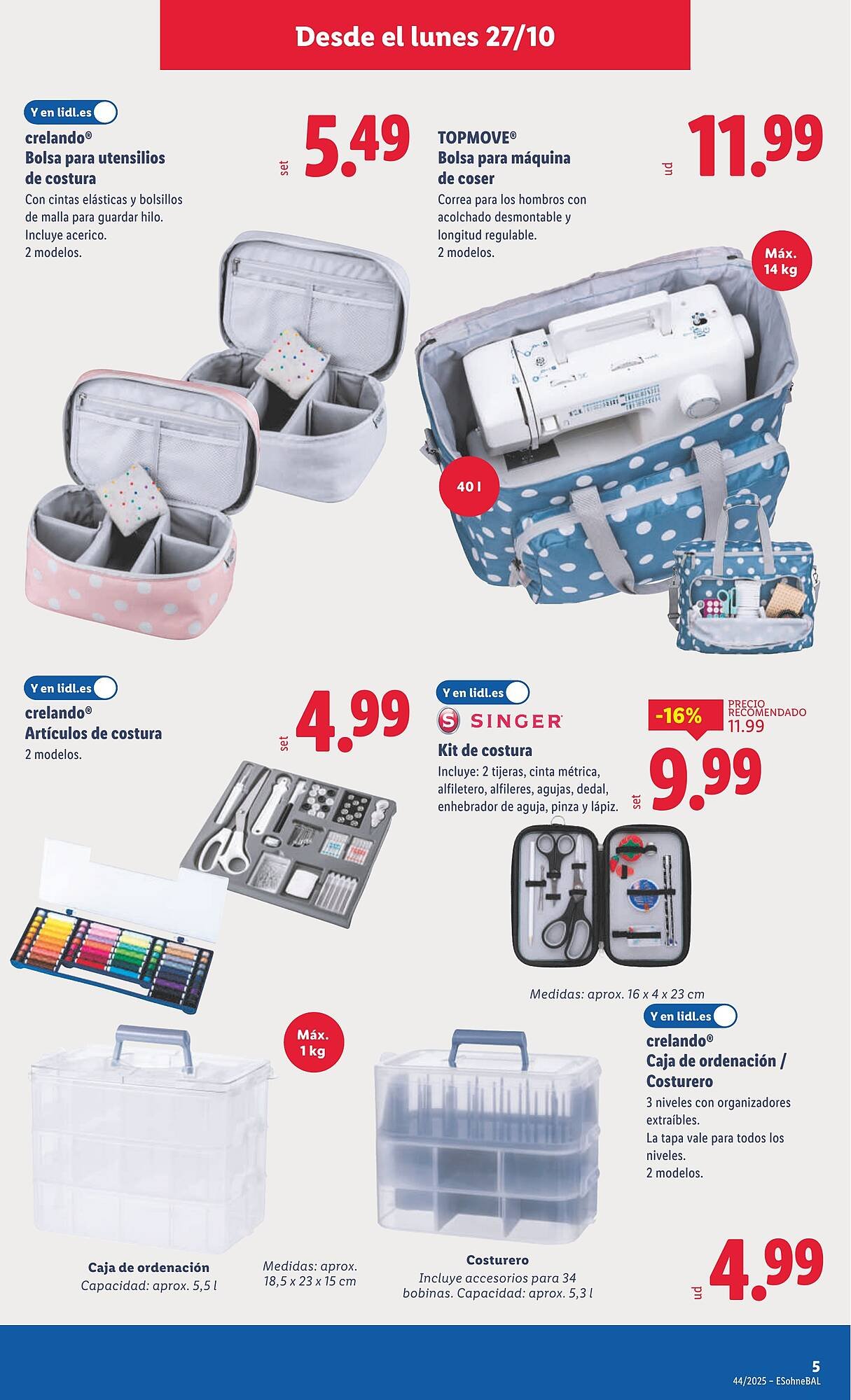 Catálogo Lidl (2025-10-27 - 2025-11-02)