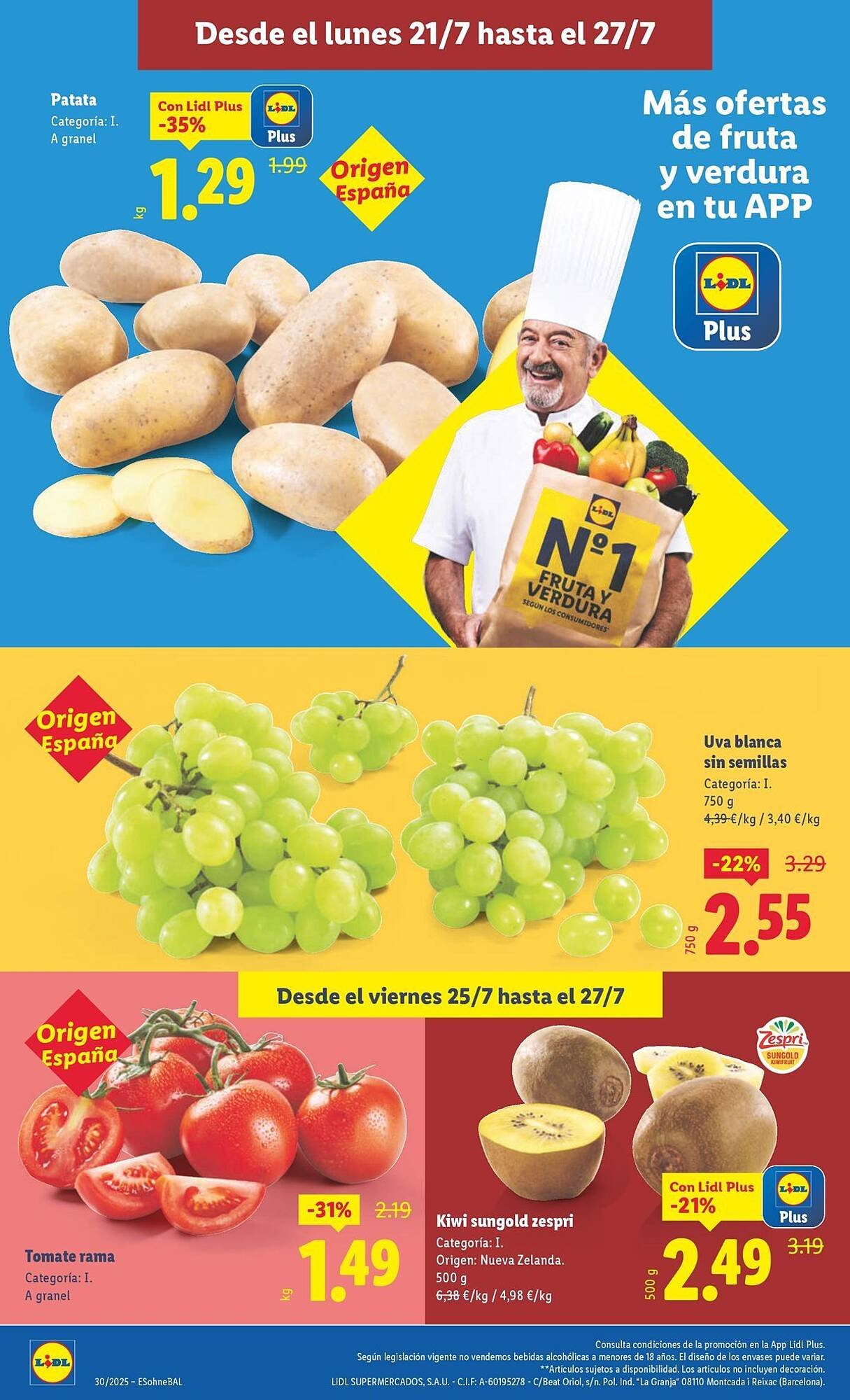 Folleto Lidl (2025-07-21 - 2025-07-27)