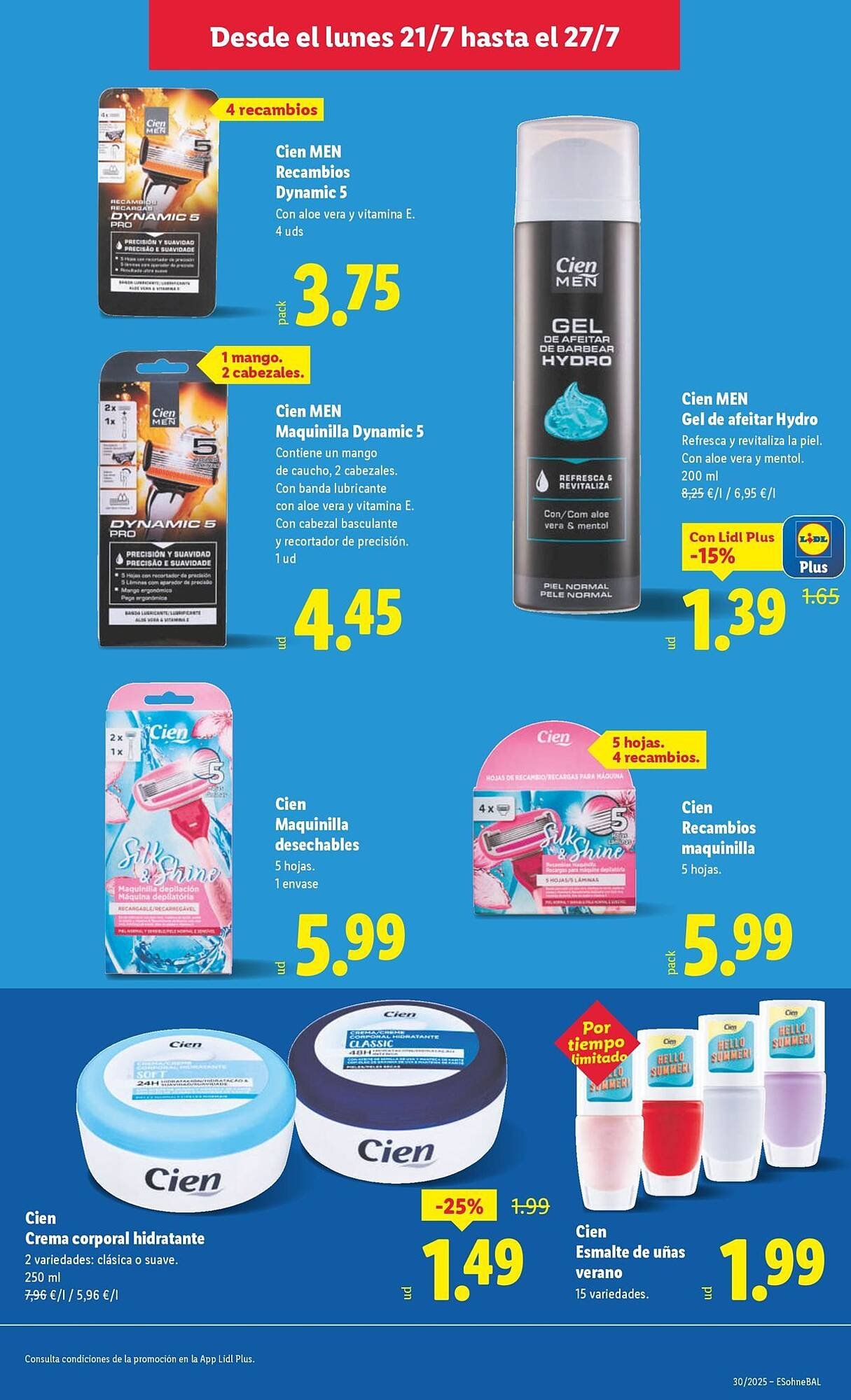 Folleto Lidl (2025-07-21 - 2025-07-27)