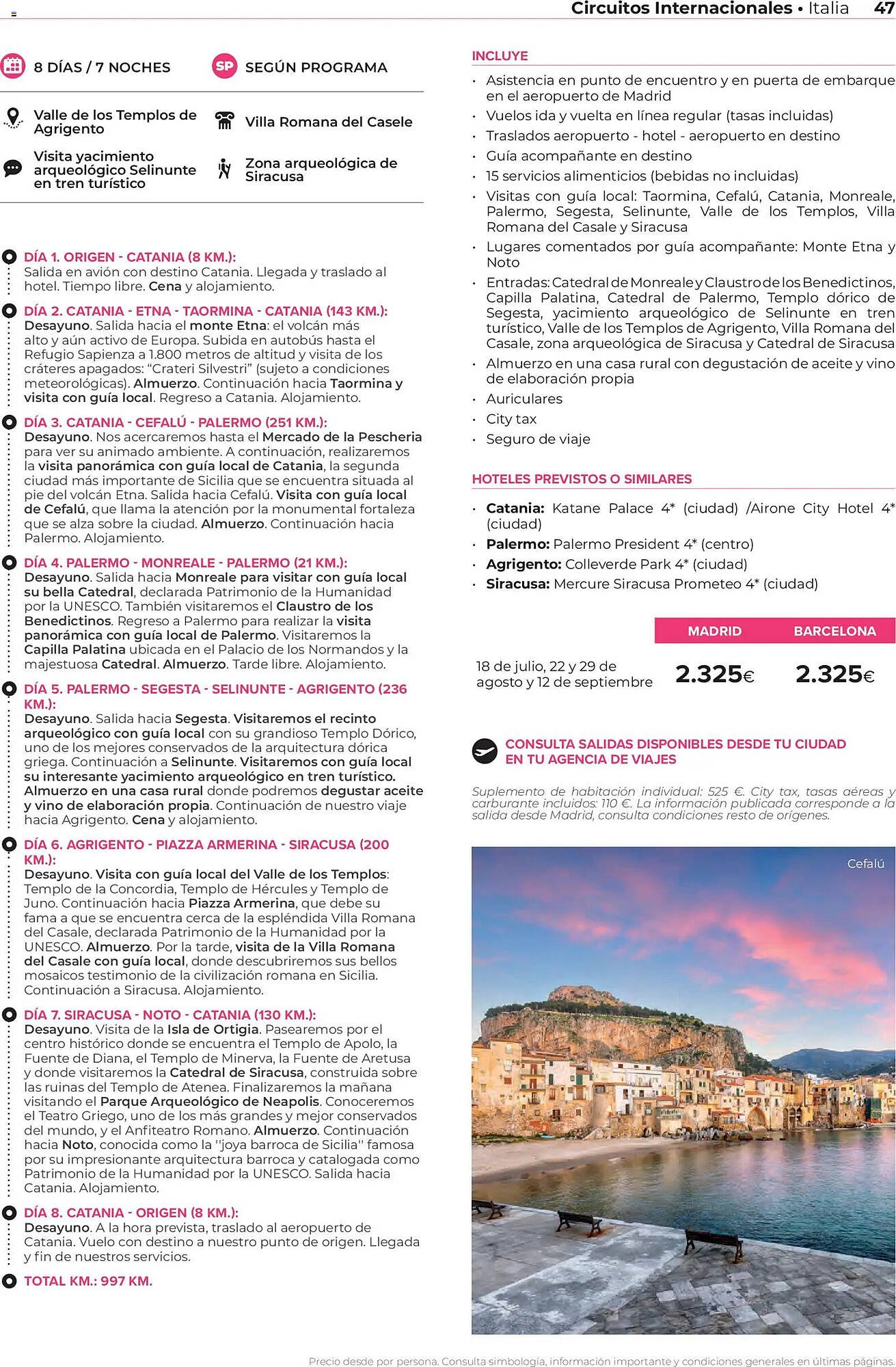 Catálogo Viajes El Corte Inglés