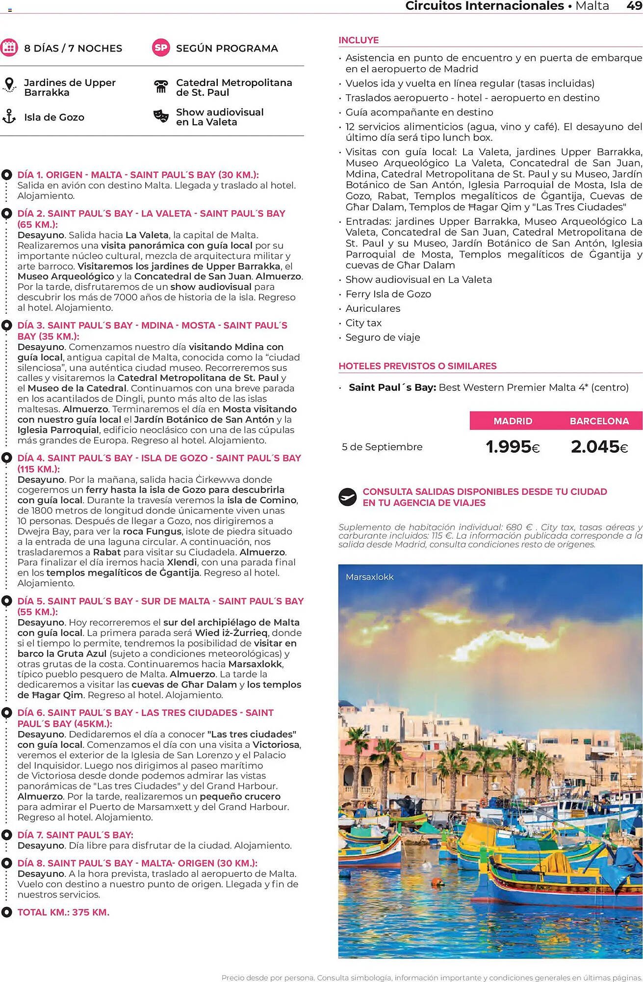 Catálogo Viajes El Corte Inglés