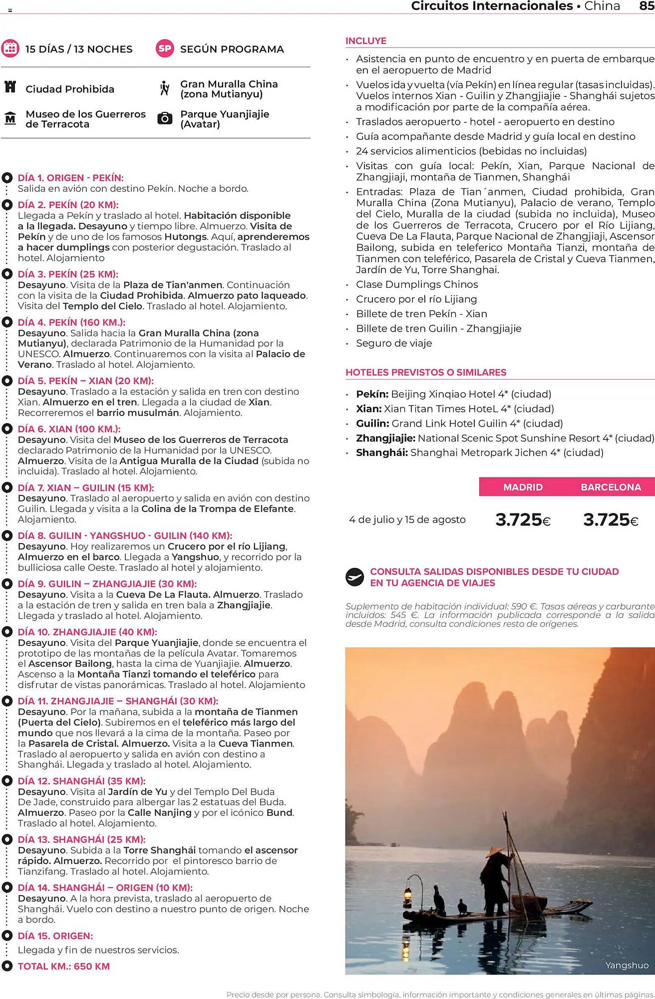 Catálogo Viajes El Corte Inglés