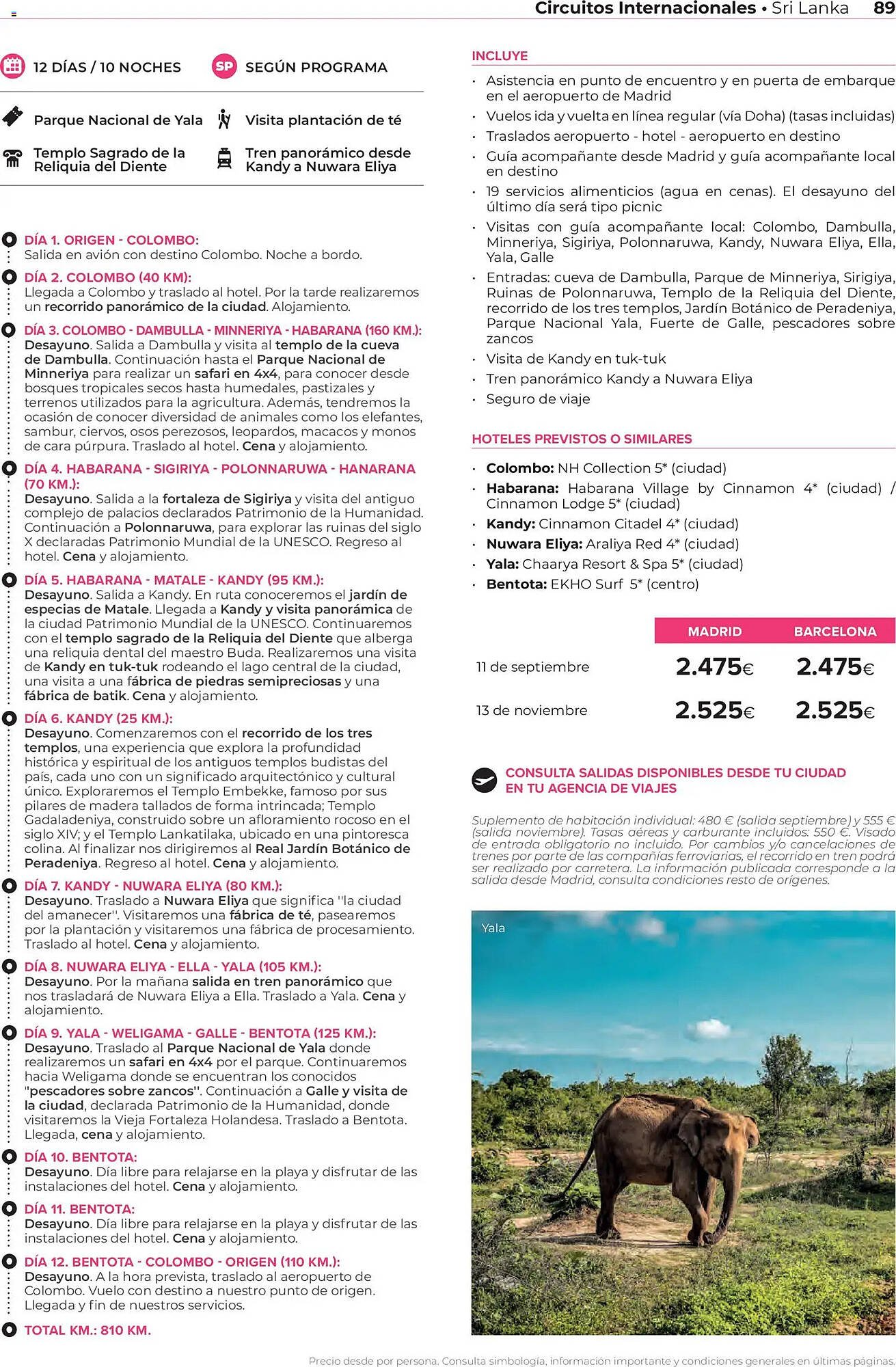 Catálogo Viajes El Corte Inglés