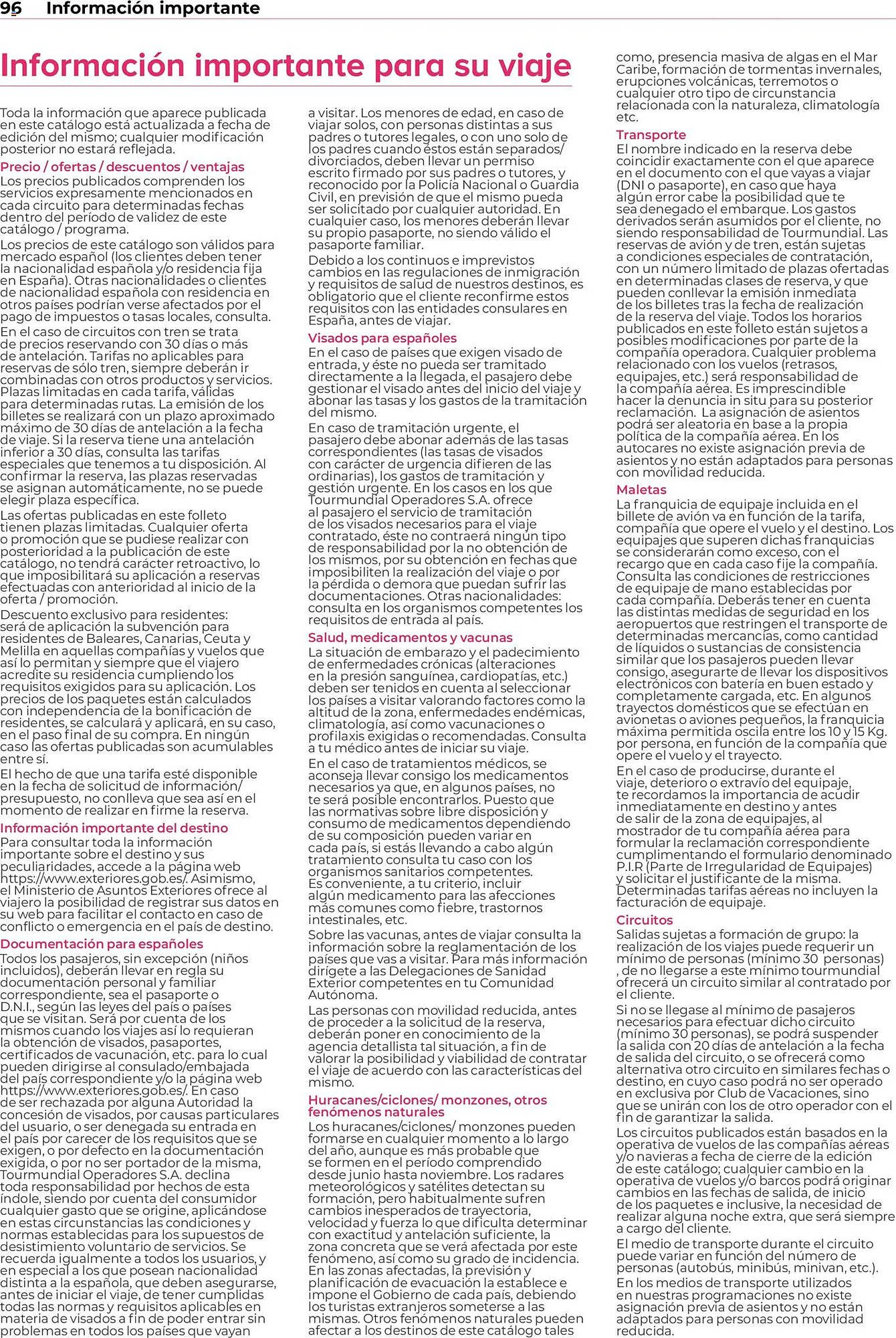 Catálogo Viajes El Corte Inglés