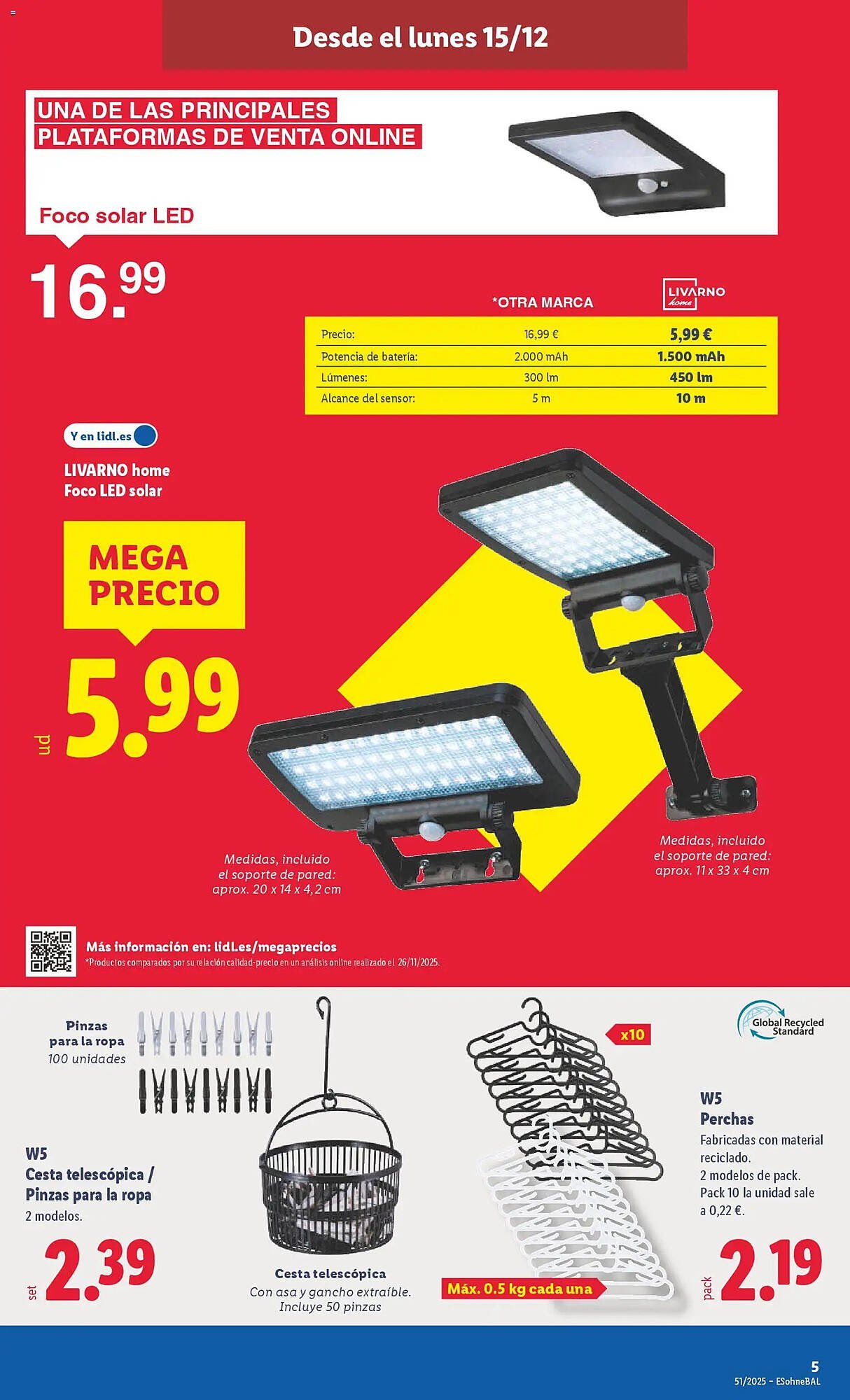 Catálogo Lidl (2025-12-15 - 2025-12-21)