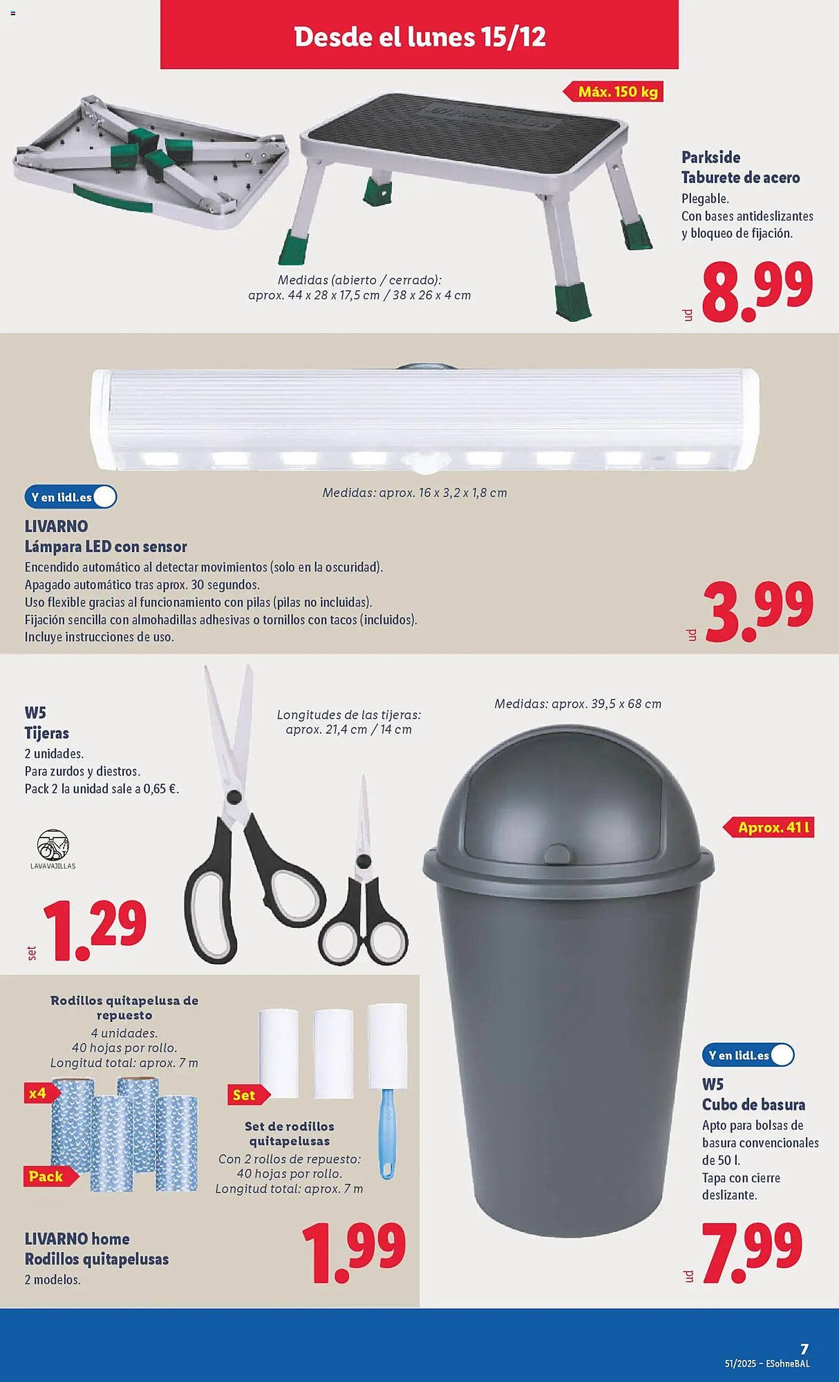 Catálogo Lidl (2025-12-15 - 2025-12-21)