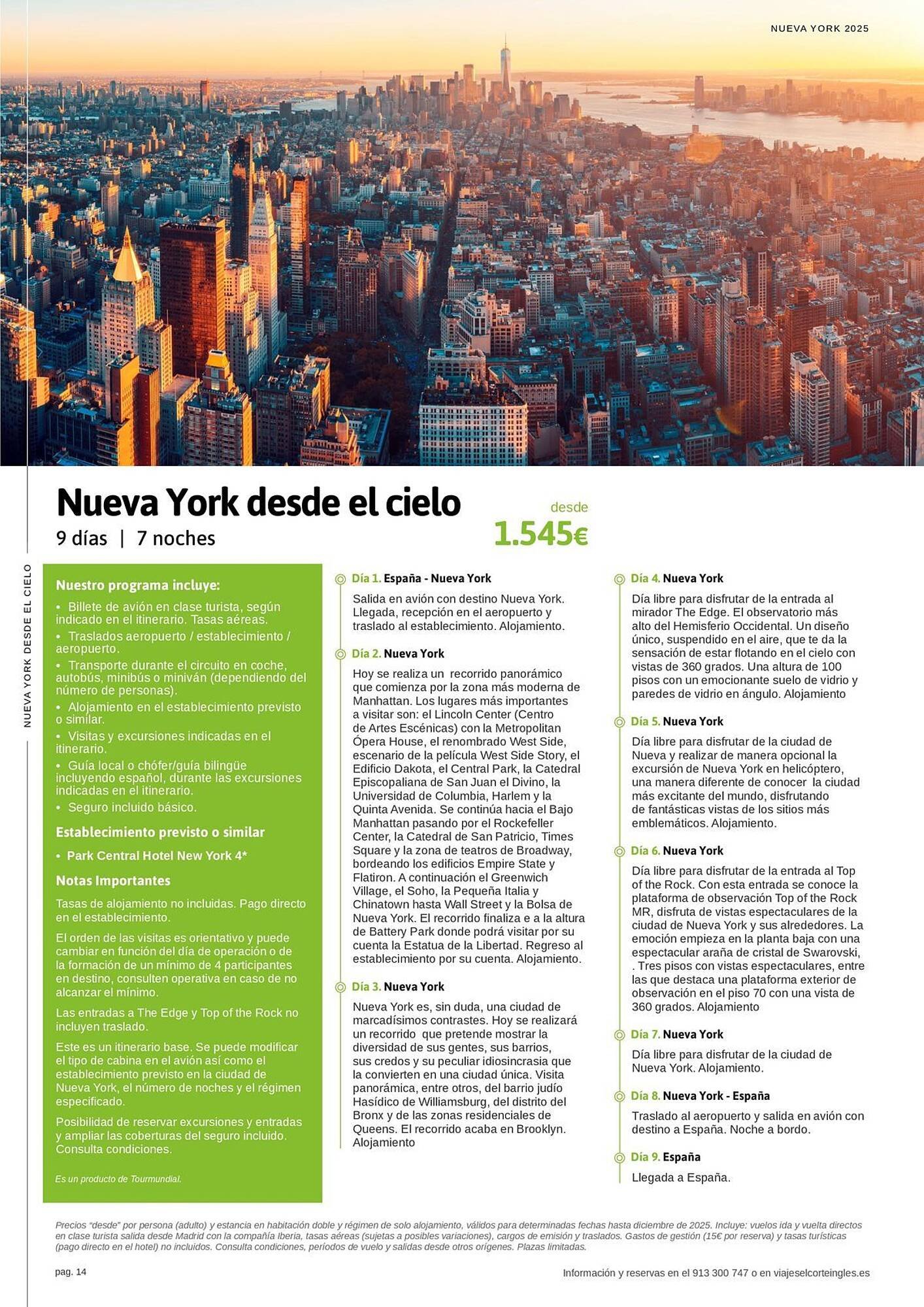 Folleto Viajes El Corte Inglés (2025-08-14 - 2025-12-31)