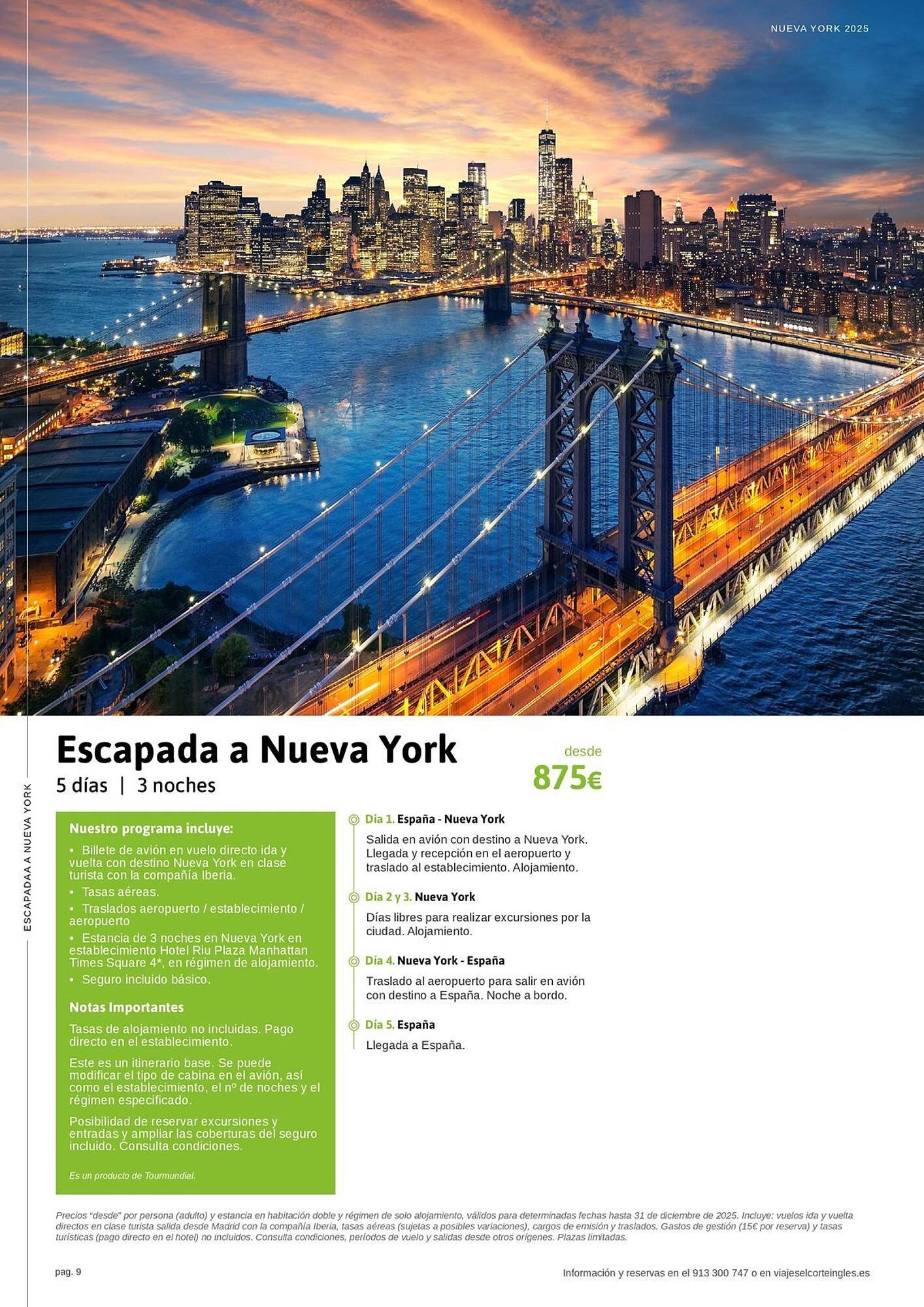 Folleto Viajes El Corte Inglés (2025-08-14 - 2025-12-31)