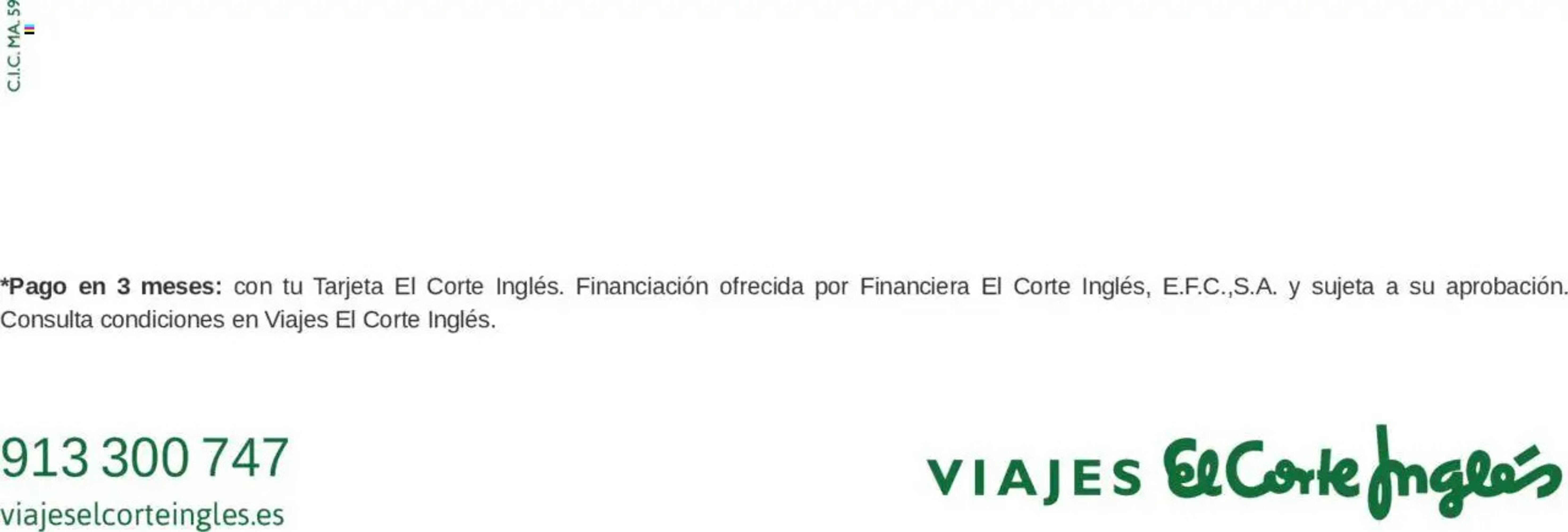 Folleto Viajes El Corte Inglés