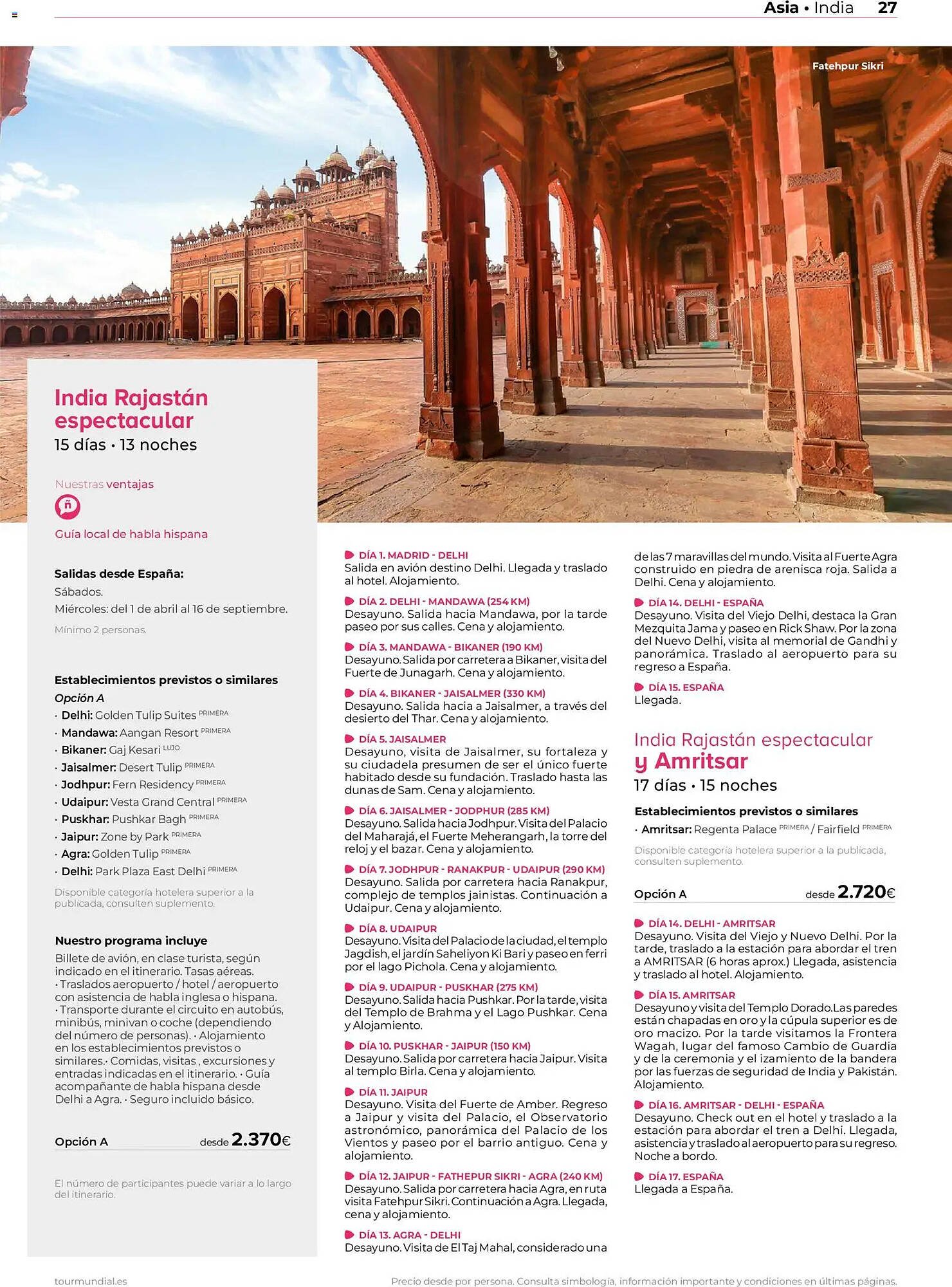 Catálogo Viajes El Corte Inglés