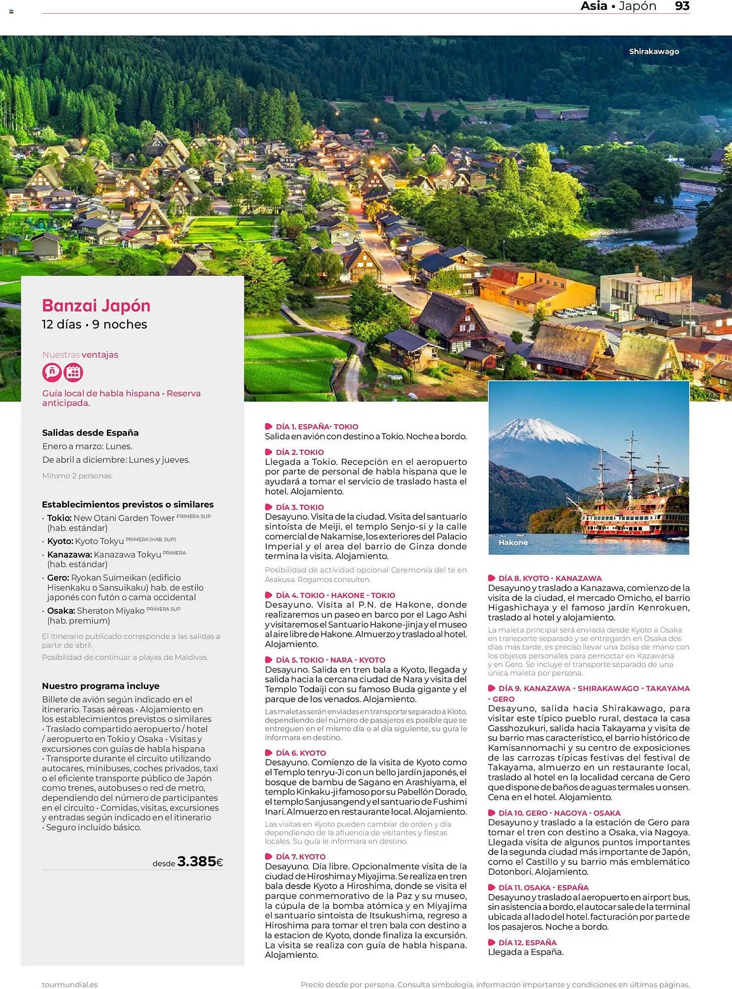 Catálogo Viajes El Corte Inglés