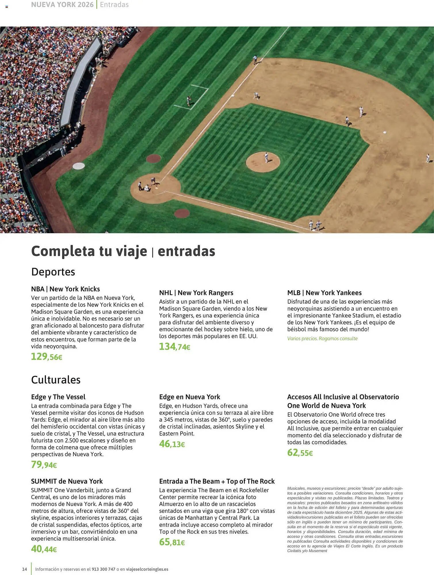 Catálogo Viajes El Corte Inglés