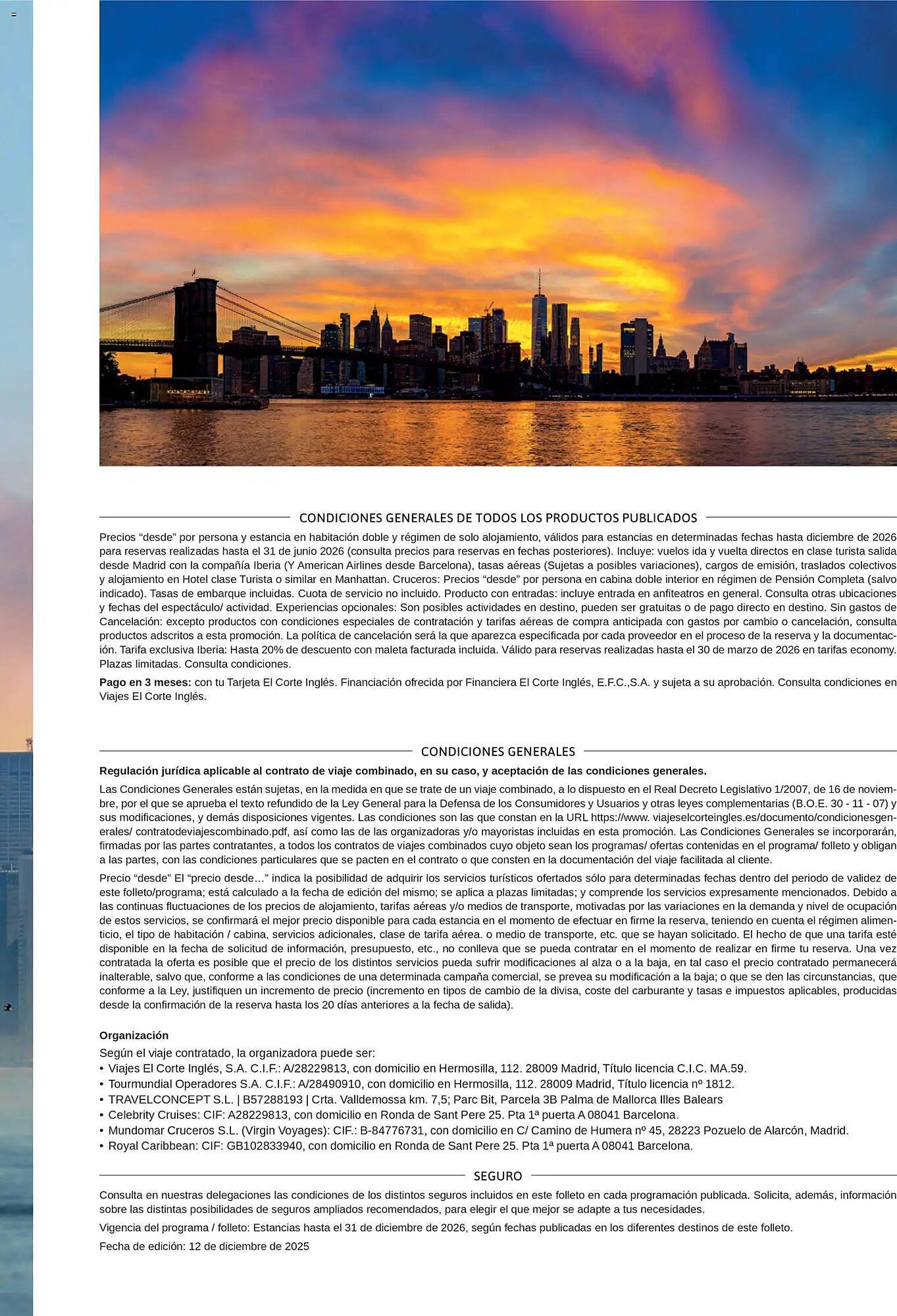 Catálogo Viajes El Corte Inglés