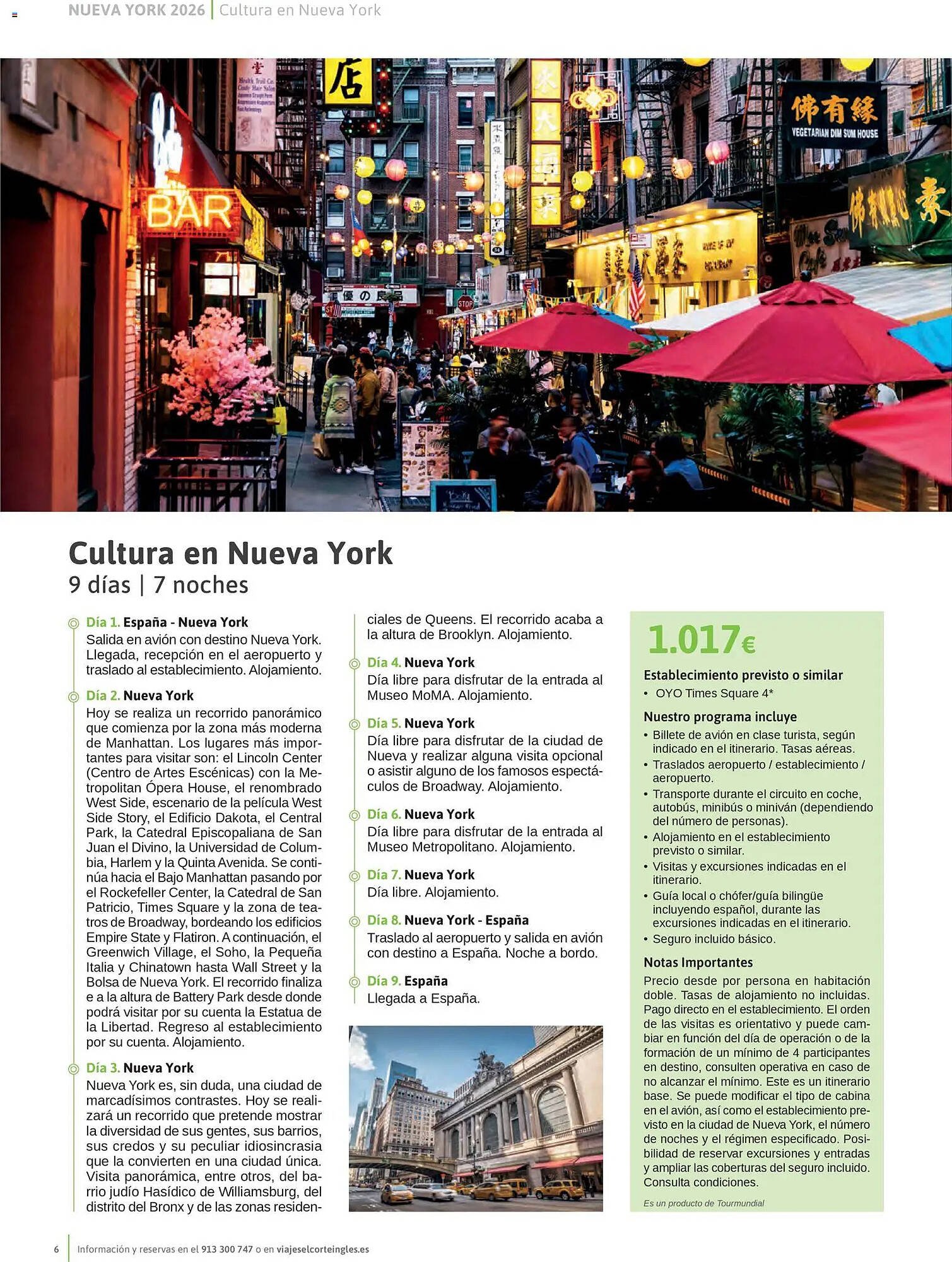 Catálogo Viajes El Corte Inglés