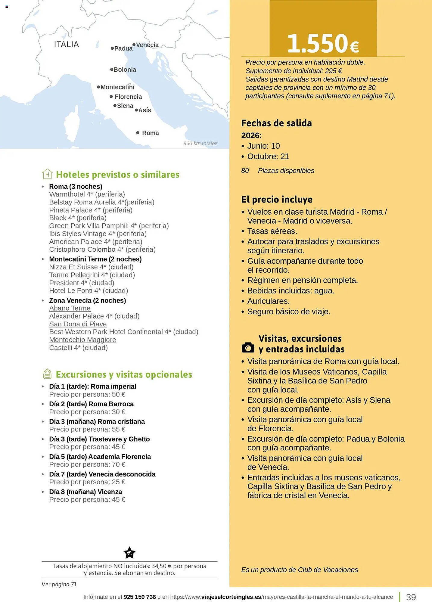 Catálogo Viajes El Corte Inglés