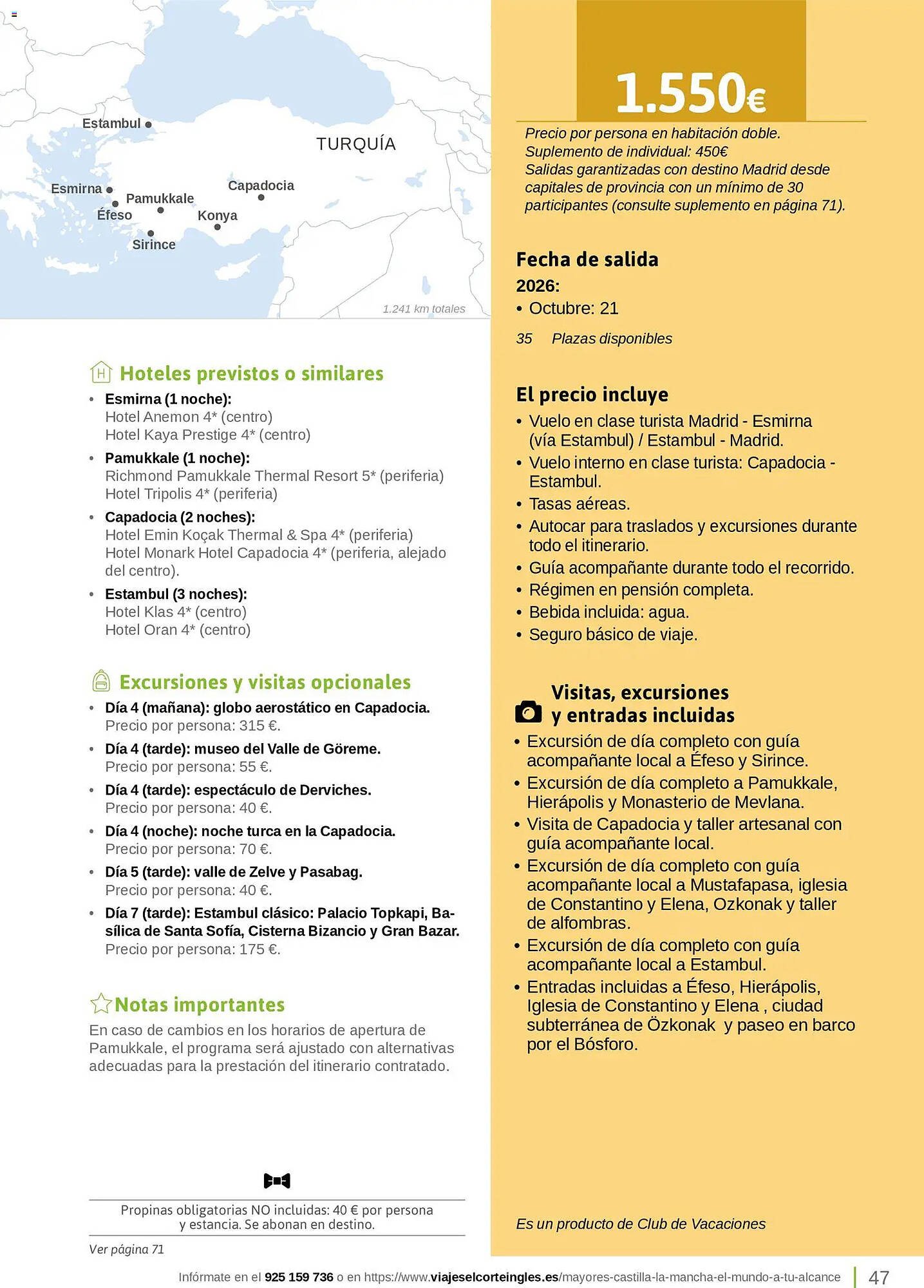 Catálogo Viajes El Corte Inglés