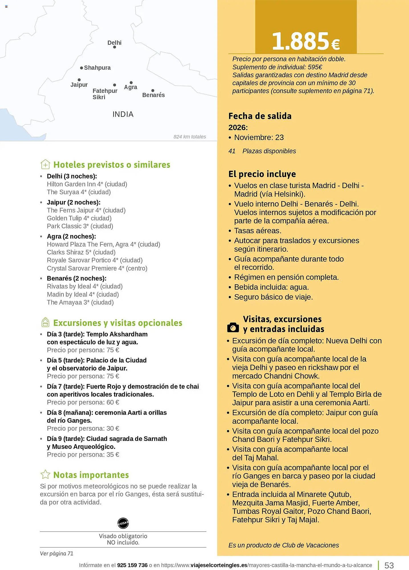 Catálogo Viajes El Corte Inglés