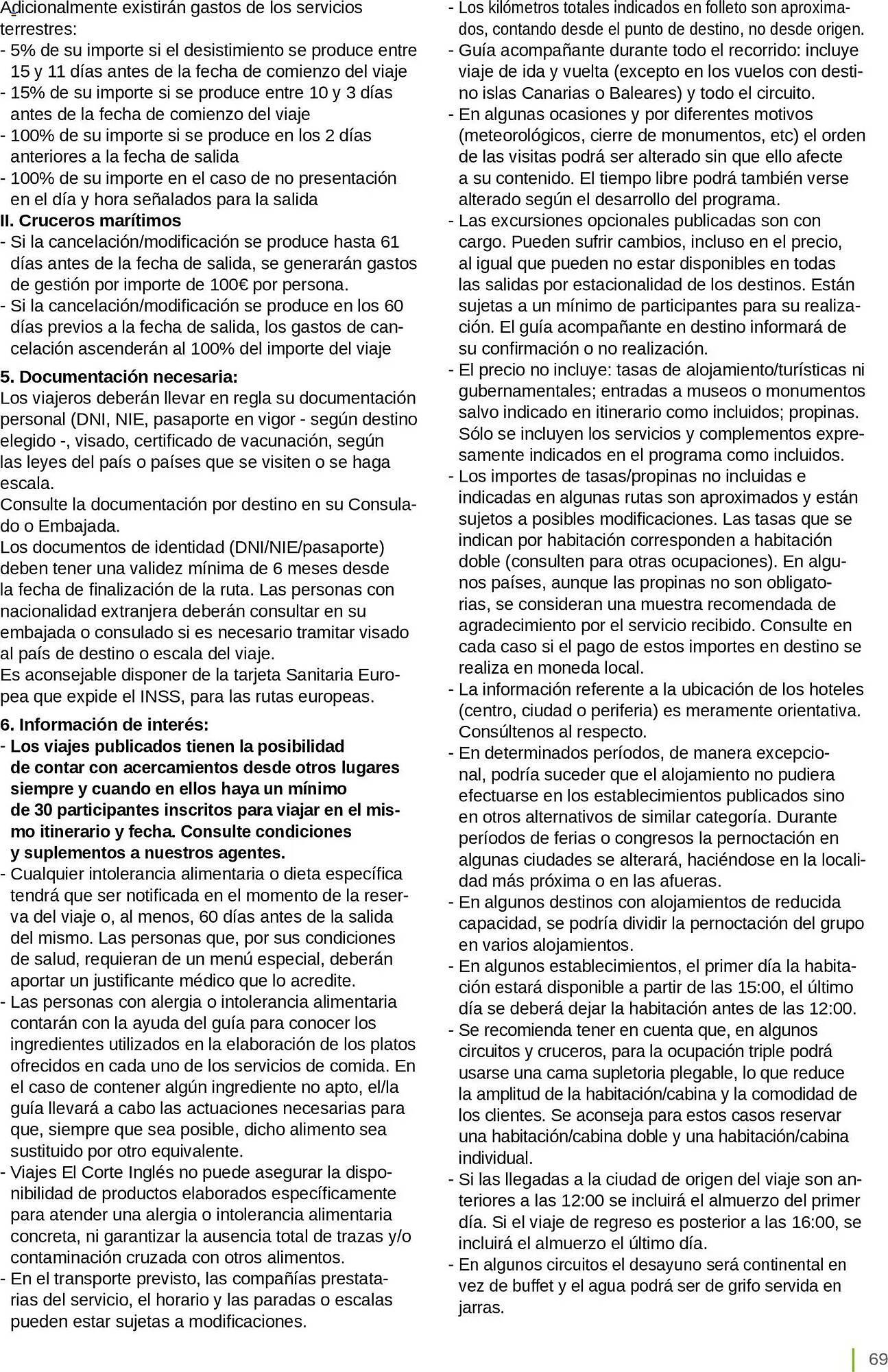 Catálogo Viajes El Corte Inglés