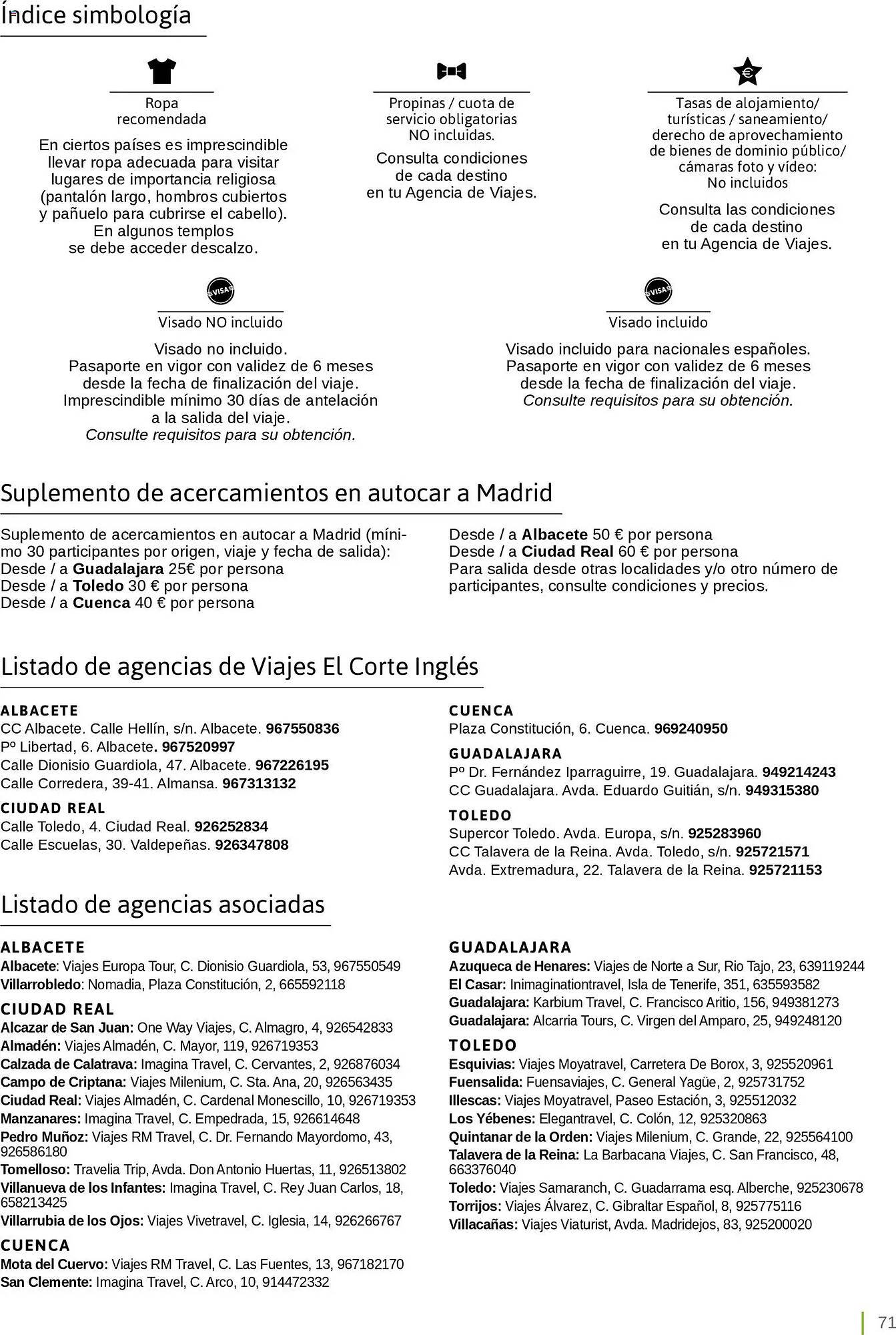 Catálogo Viajes El Corte Inglés