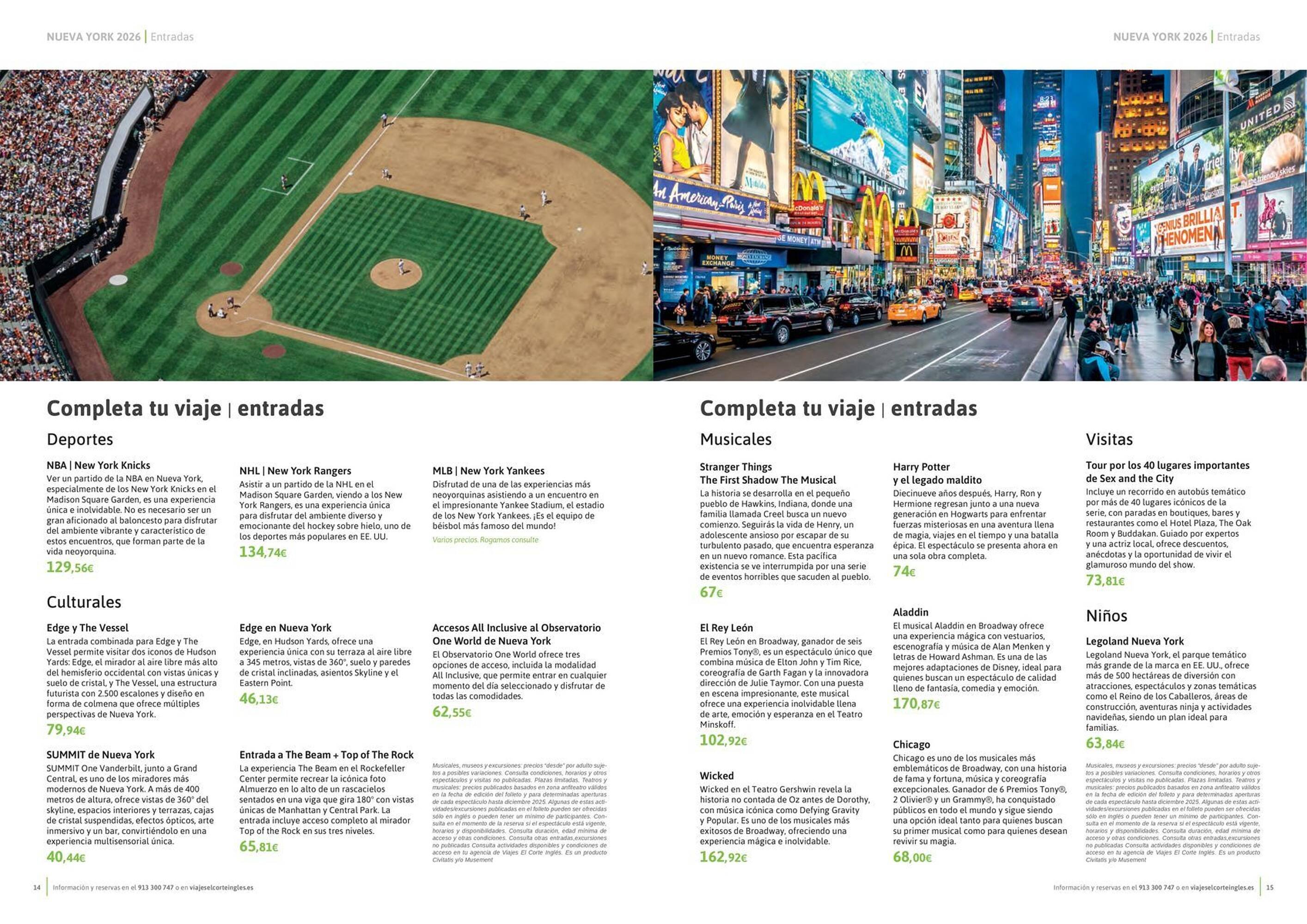 Catálogo Viajes El Corte Inglés